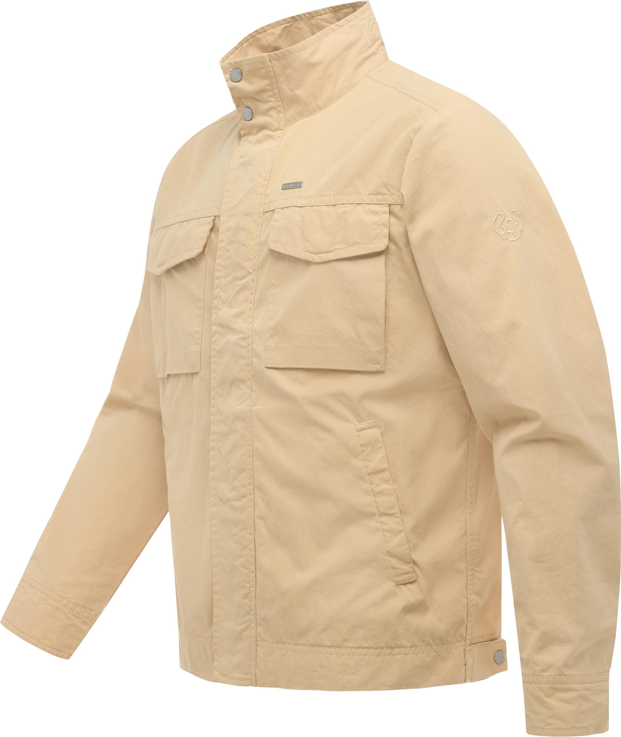 Ragwear Outdoorjacke »Murpho« ohne Kapuze Leichte Übergangsjacke mit Brusttaschen