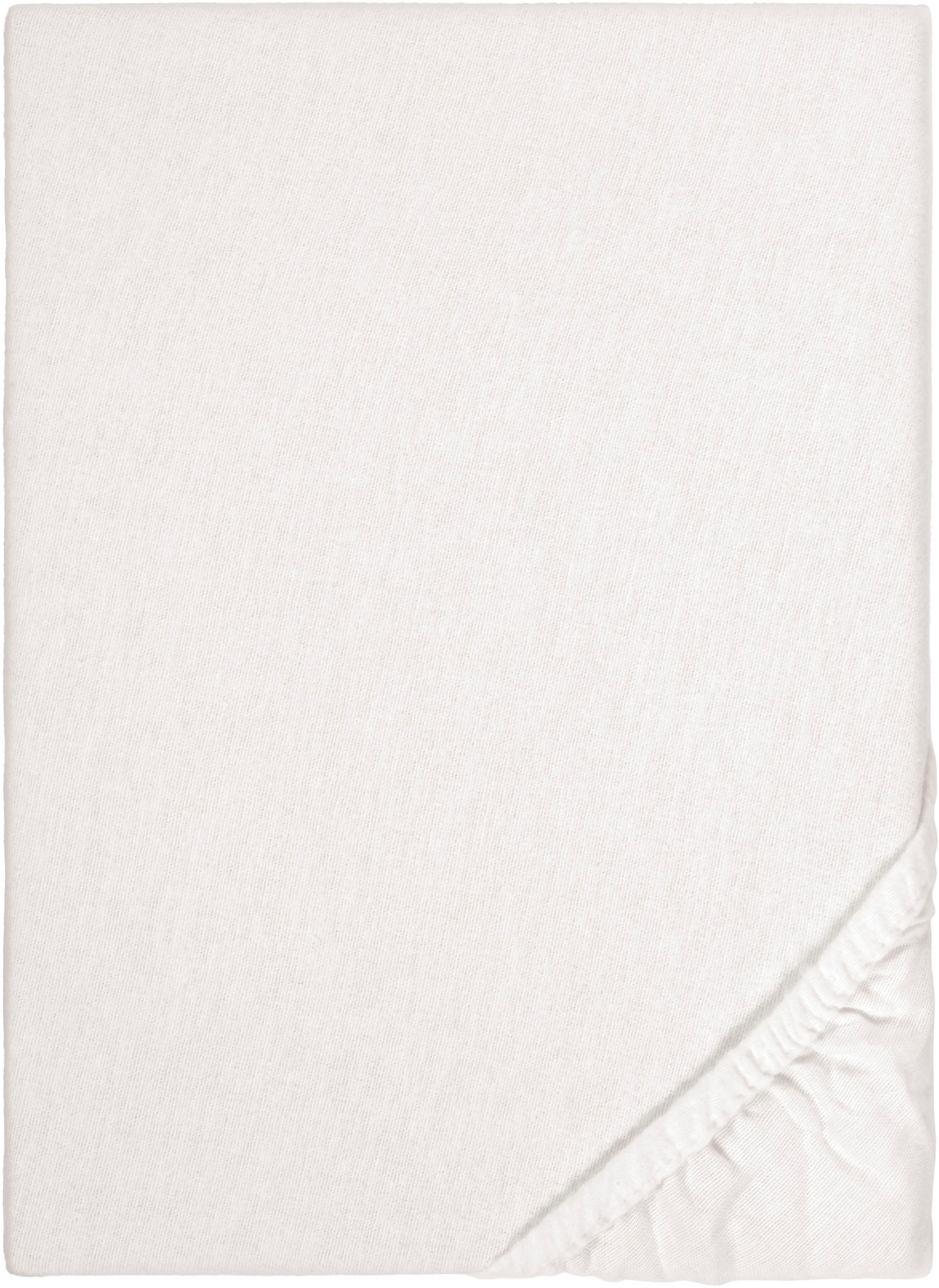 Biberna Spannbettlaken »Biber in Gr. 90x200, 140x200 oder 180x200 cm«, aus Baumwolle, für Matratzen bis 22 cm Höhe, Winter, Bettlaken