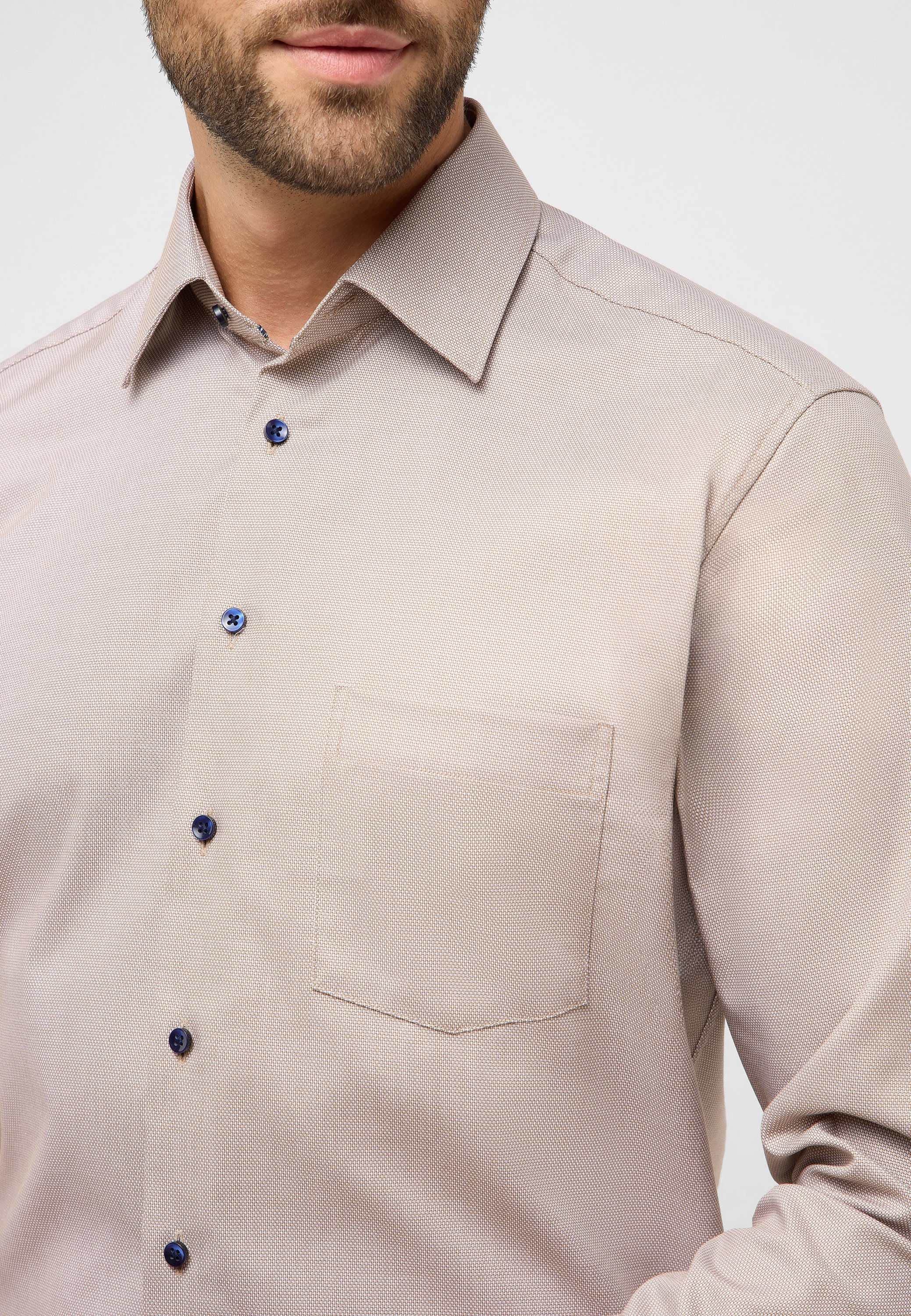 Eterna Langarmhemd »MODERN FIT« NON IRON (bügelfrei)