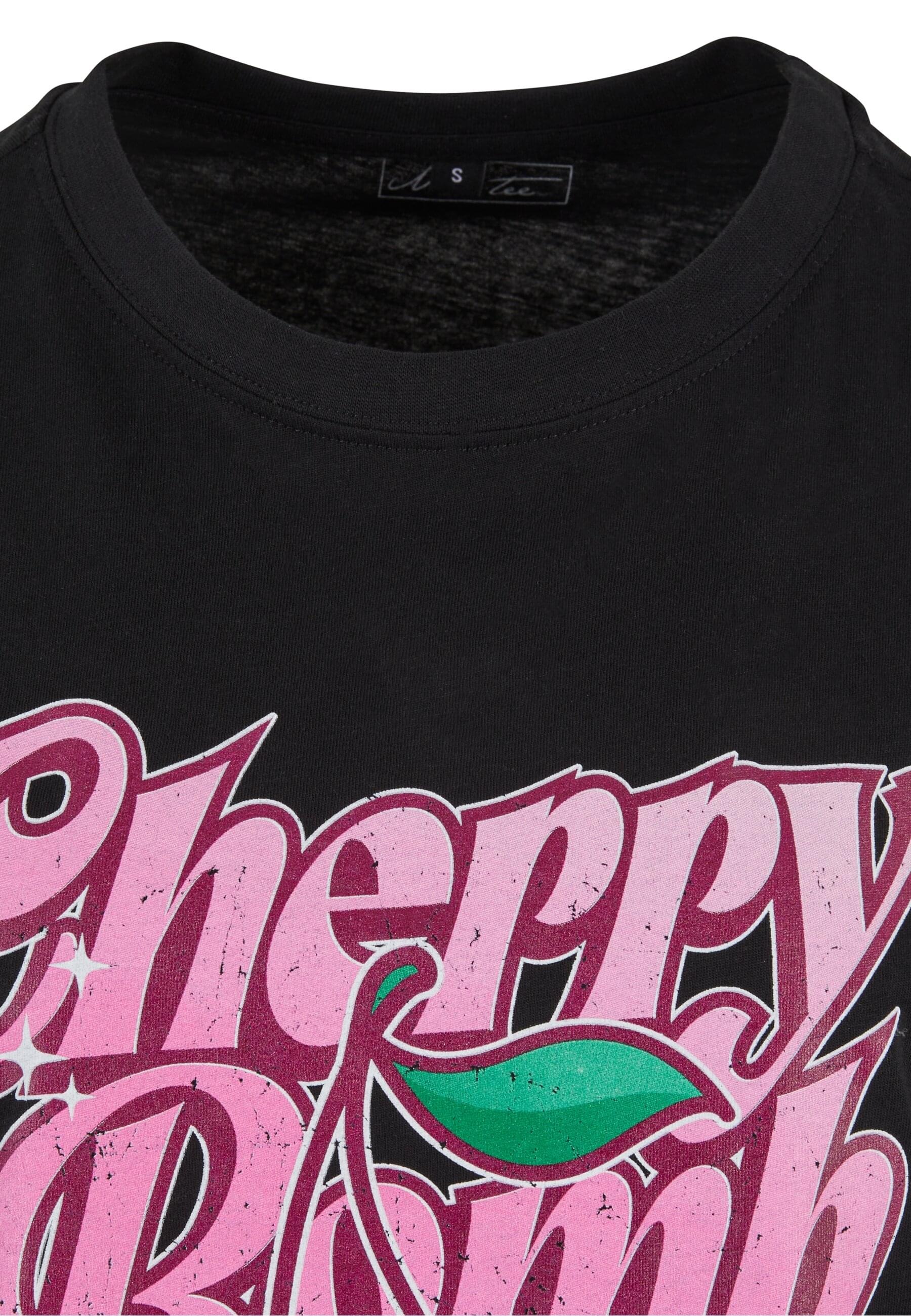 Miss Tee T-Shirt »Miss Tee Damen Cherry Bomb Ladies Short Overized Tee«, (1 tlg.)