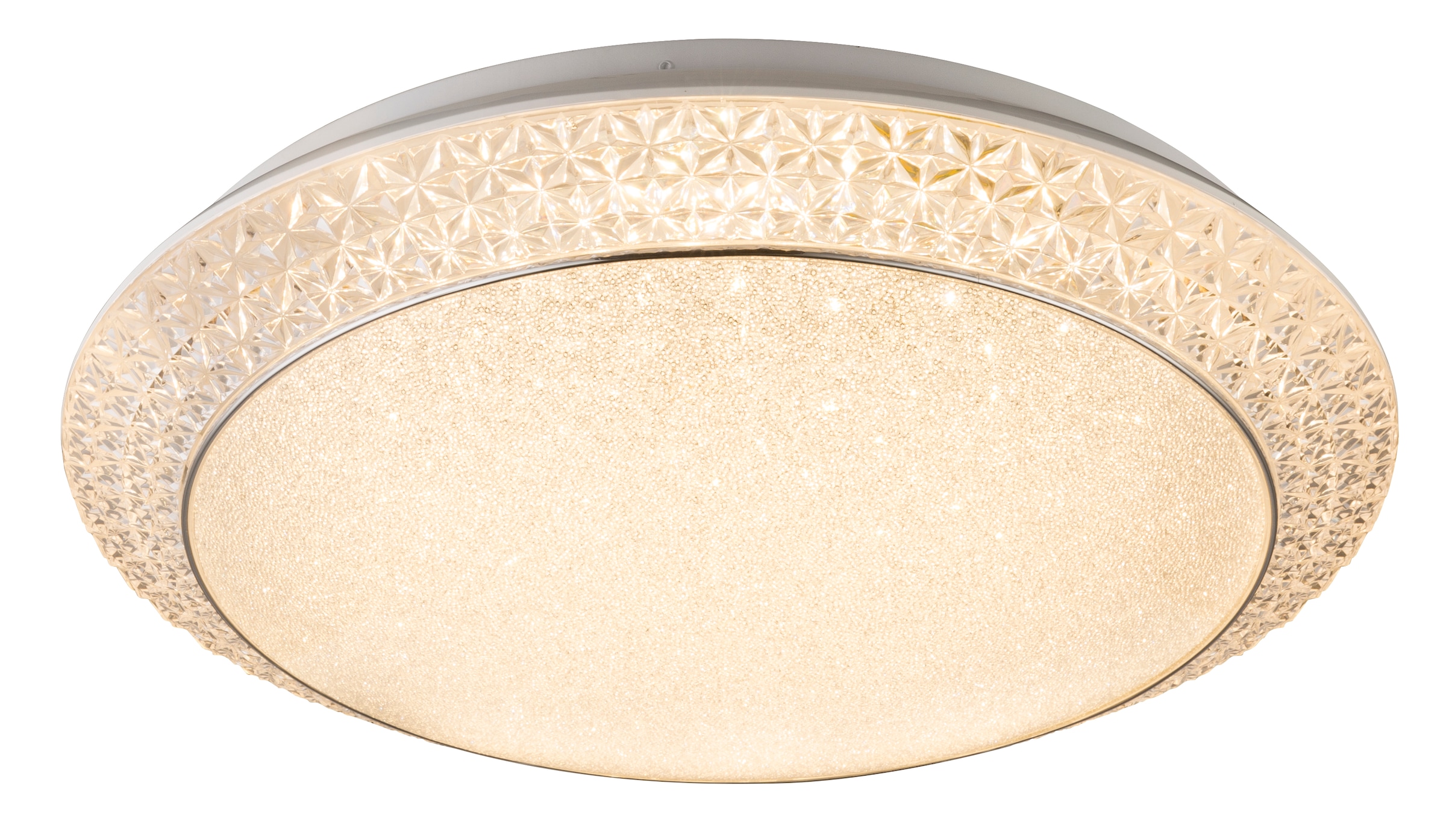 GLOBO LIGHTING LED Deckenleuchte »RONJA«, Leuchtmittel LED-Modul | LED fest integriert, Deckenlampe/rund/Wohnzimmer/Schlafzimmer/elegant