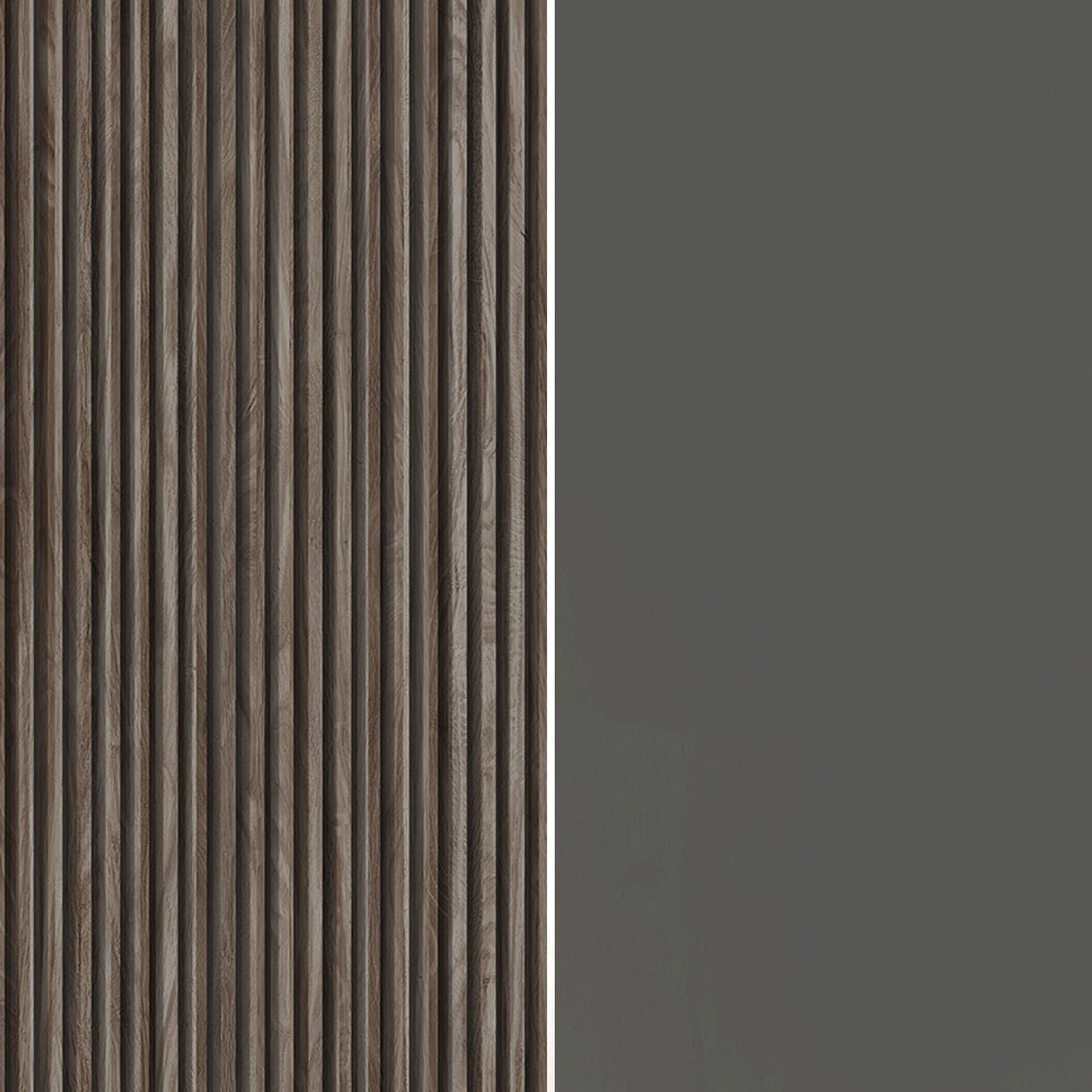 INOSIGN Sideboard »Vega Sideboard,Kommode,200 cm«, mit 4 Türen,Fronten mit Rillen-Optik