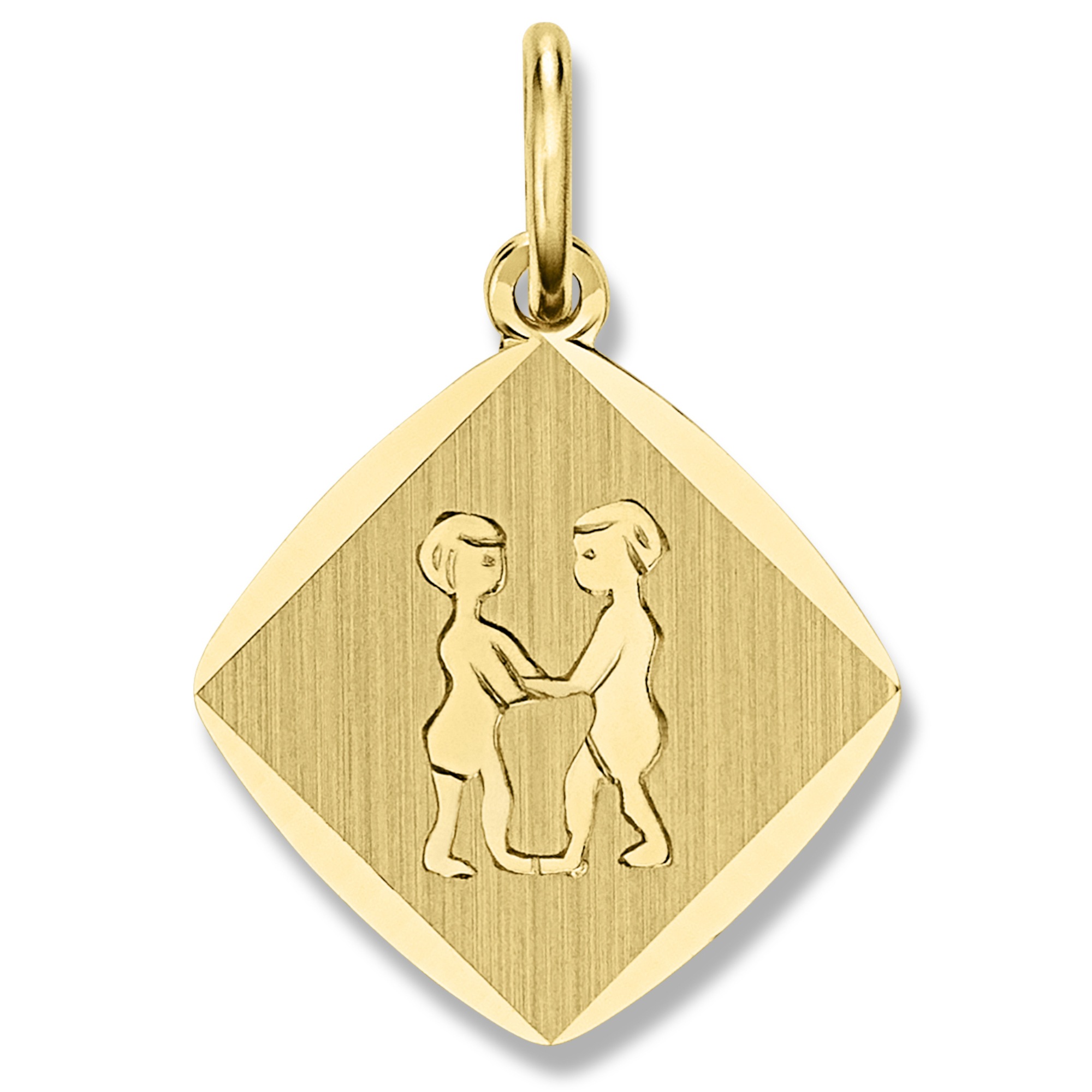 ONE ELEMENT Kette mit Anhänger »Zwilling Sternzeichen Anhänger aus 333  Gelbgold«, Damen Schmuckset - Set mit verstellbarer Halskette online kaufen  | BAUR