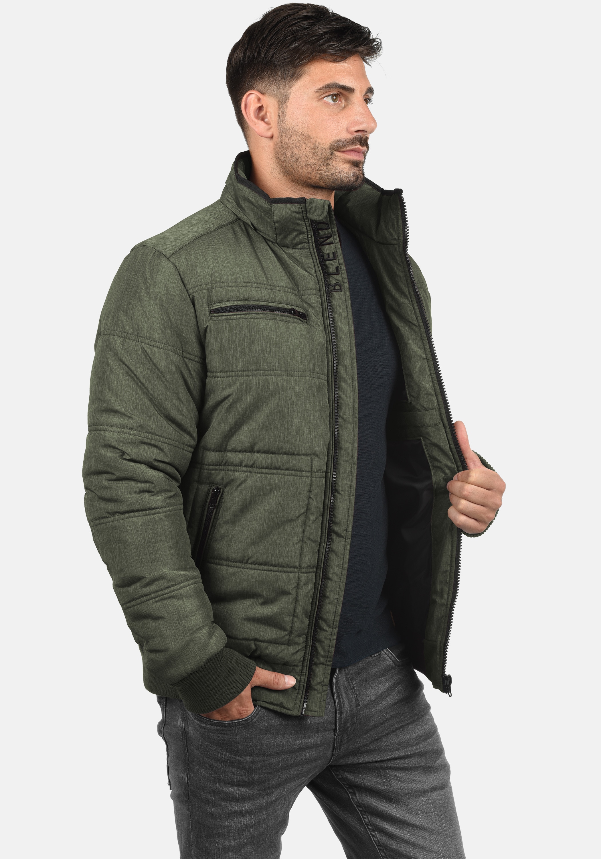 Blend Winterjacke "BHBoris" mit Kapuze Warme Jacke mit abnehmbarer Kapuze günstig online kaufen