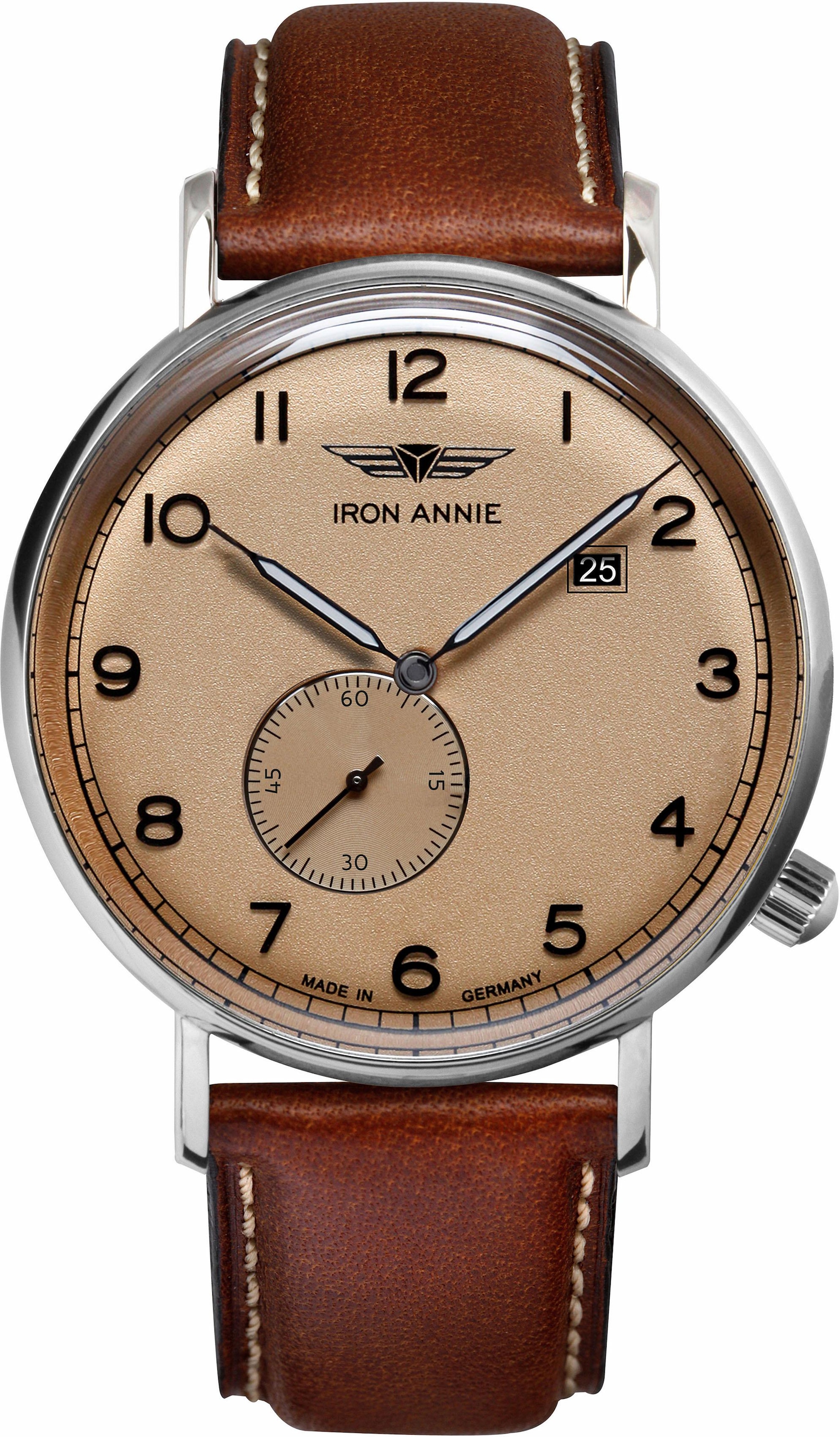 IRON ANNIE Quarzuhr »Amazonas Impression, 5934-3«, Armbanduhr, Herrenuhr, Datum, Made in Germany