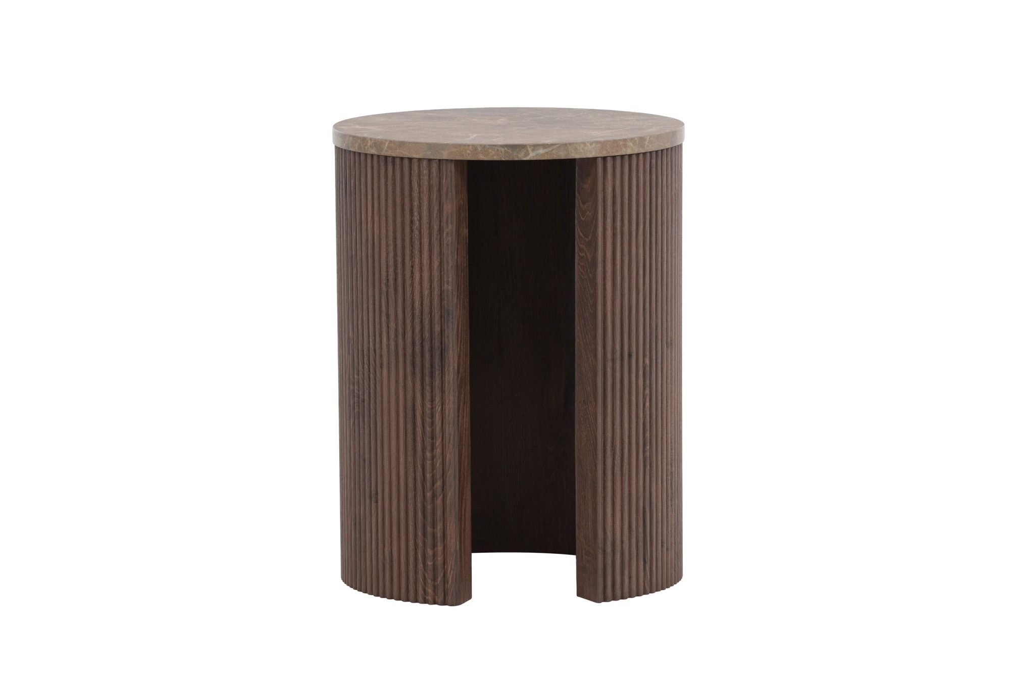Venture Home Beistelltisch Ablagetisch, MDF, rund, schmal, hoch, dezent, klar
