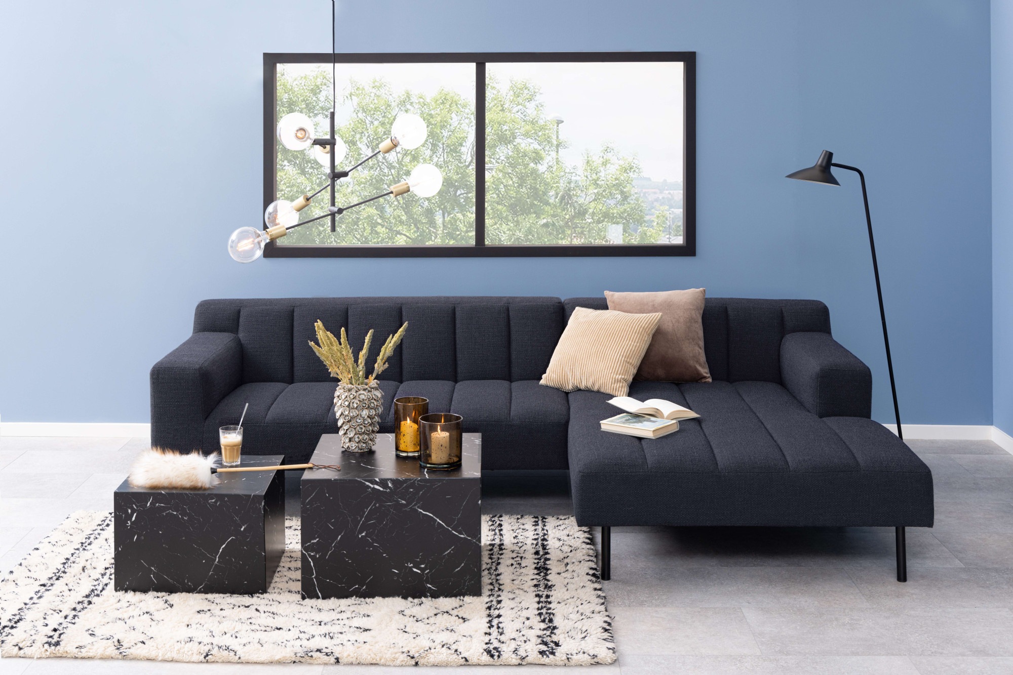 ACTONA GROUP Couchtisch "Dice Couchtischsatz, Beistelltisch, Kaffeetisch, S günstig online kaufen