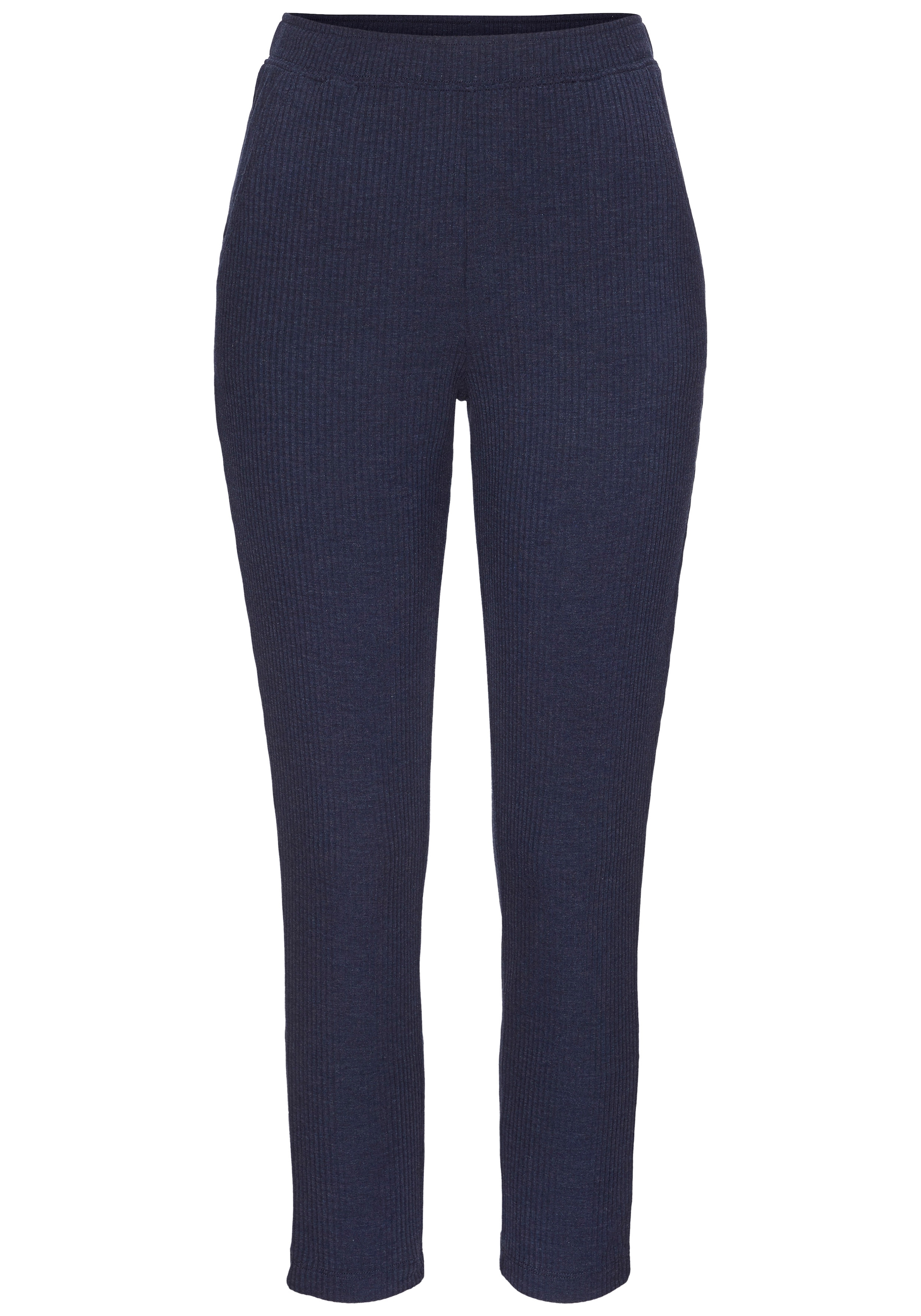 s.Oliver Pyjamahose, Aus weicher Rippqualität