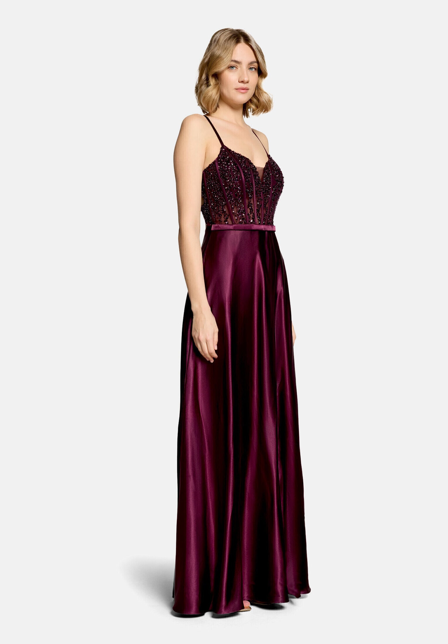 Vera Mont "Damen mit Stickerei" Nahttasche Glitzersteine