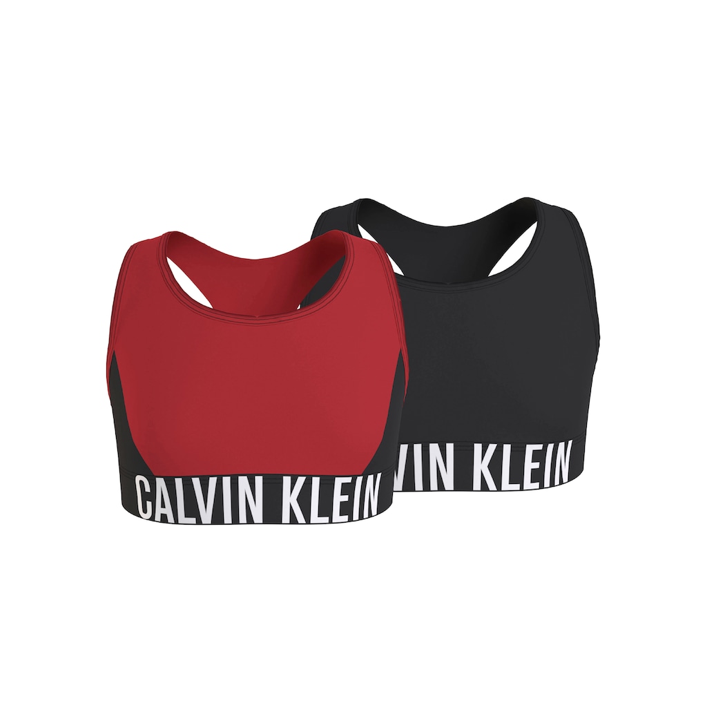 Calvin Klein Bralette, (Packung, 2 tlg., 2er-Pack), mit Racerback