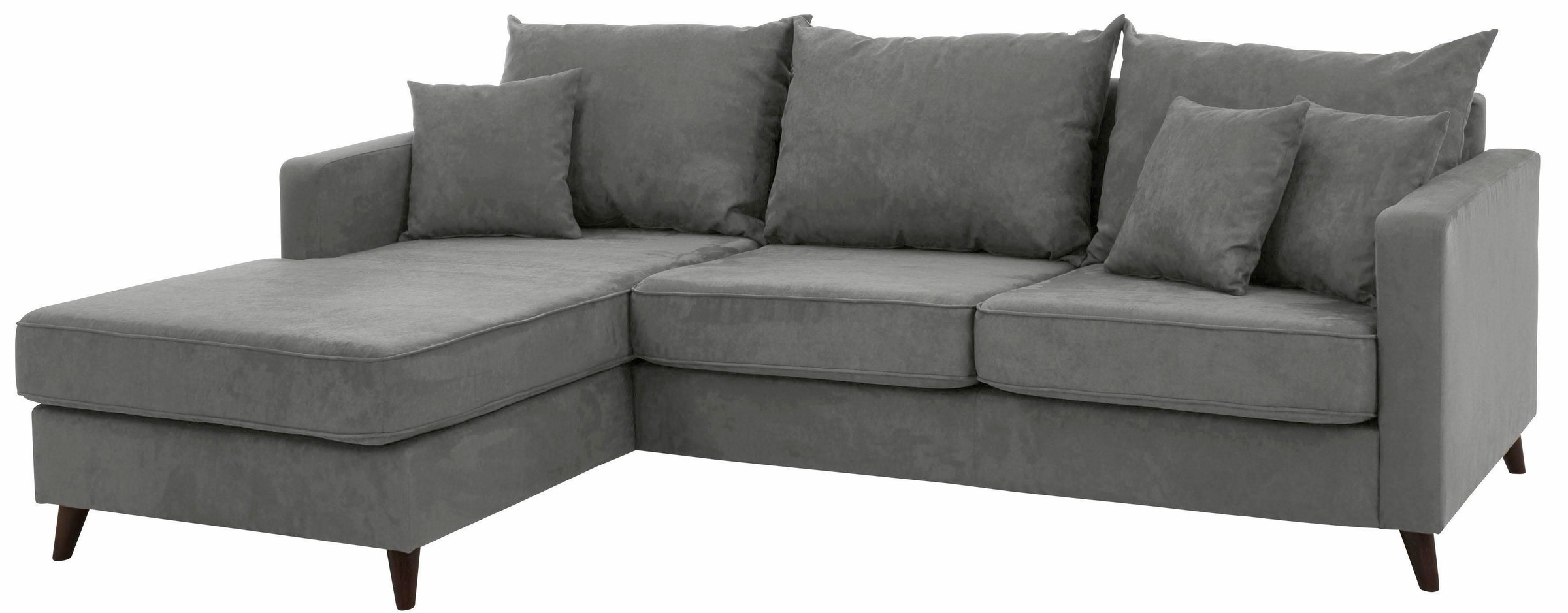 Home affaire Ecksofa "Renesse L-Form" lose Kissen, Keder an Sitzkissen günstig online kaufen