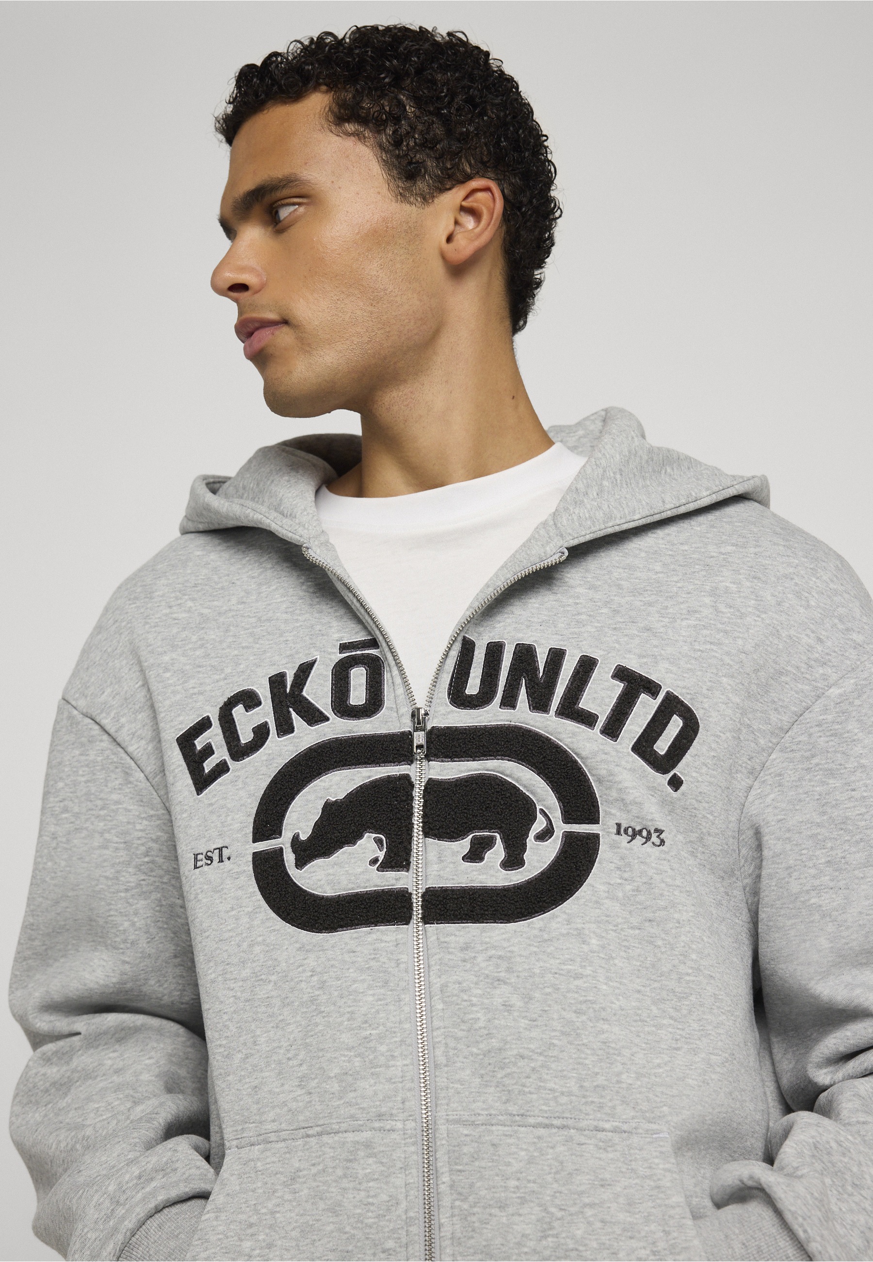 Ecko Unltd. Neopren-Hoodie »Ecko Unltd. Vintage Logo Zip-Hoodie« 1