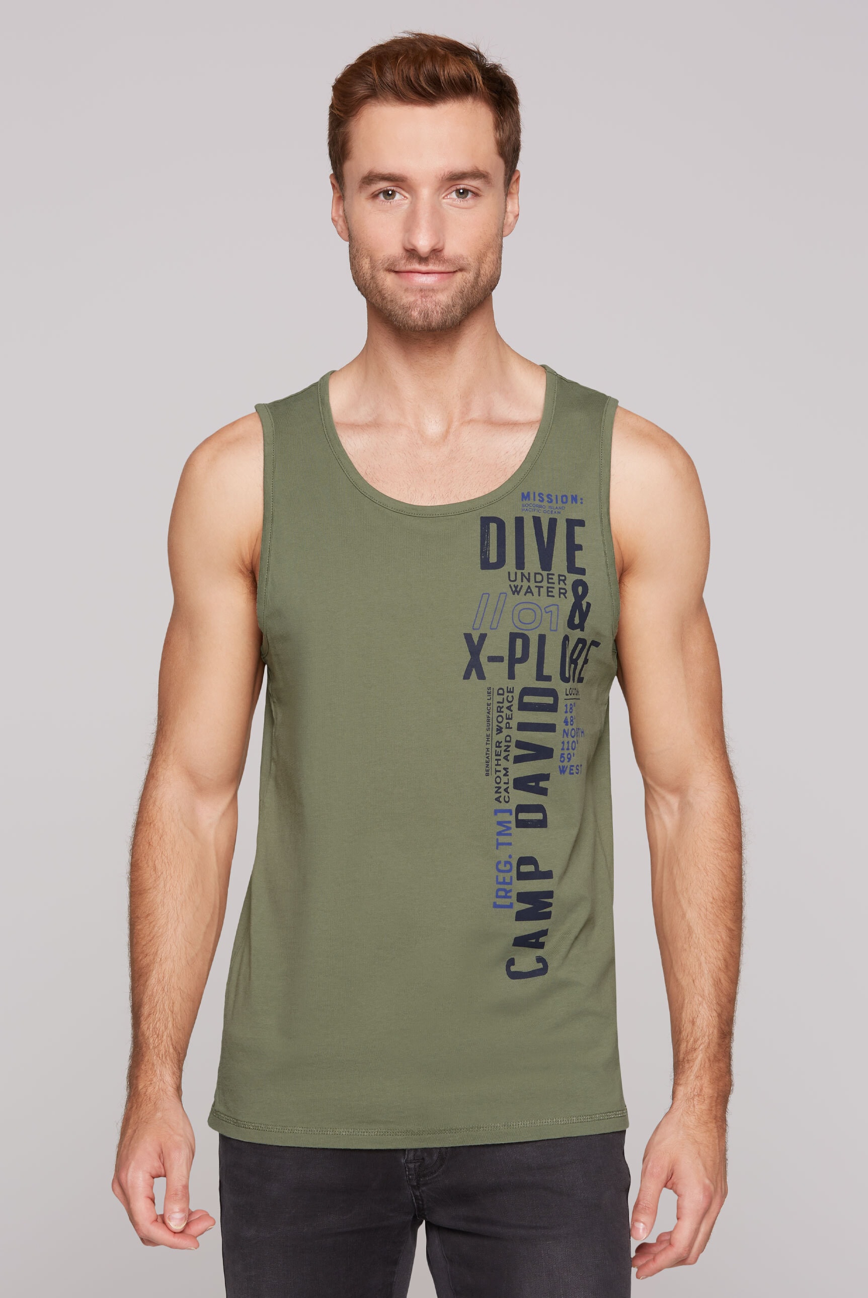 CAMP DAVID Tanktop, aus Baumwolle günstig online kaufen