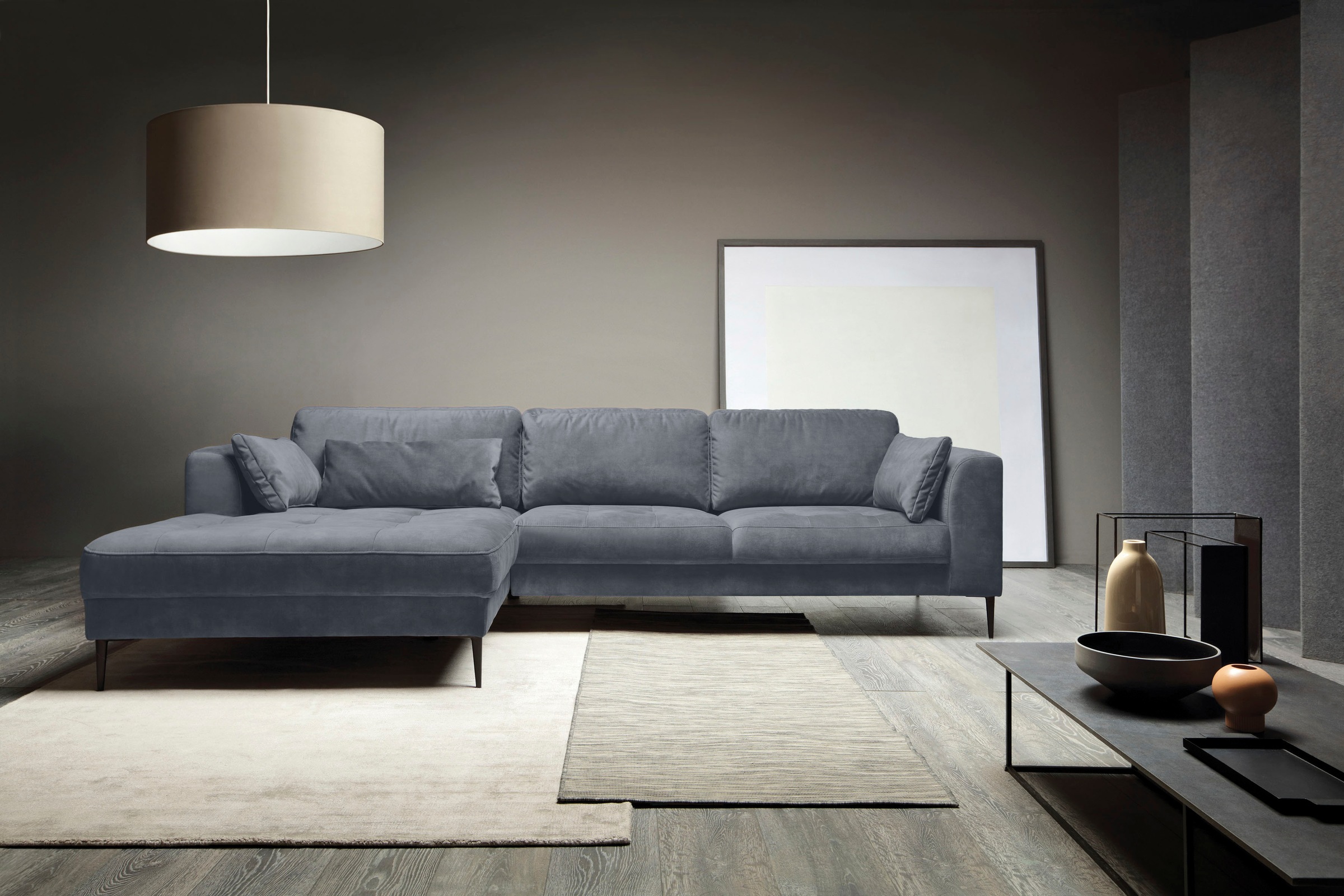 TRENDMANUFAKTUR Ecksofa "Luzi, wahlweise mit Schlaffunktion & Bettkasten. O günstig online kaufen