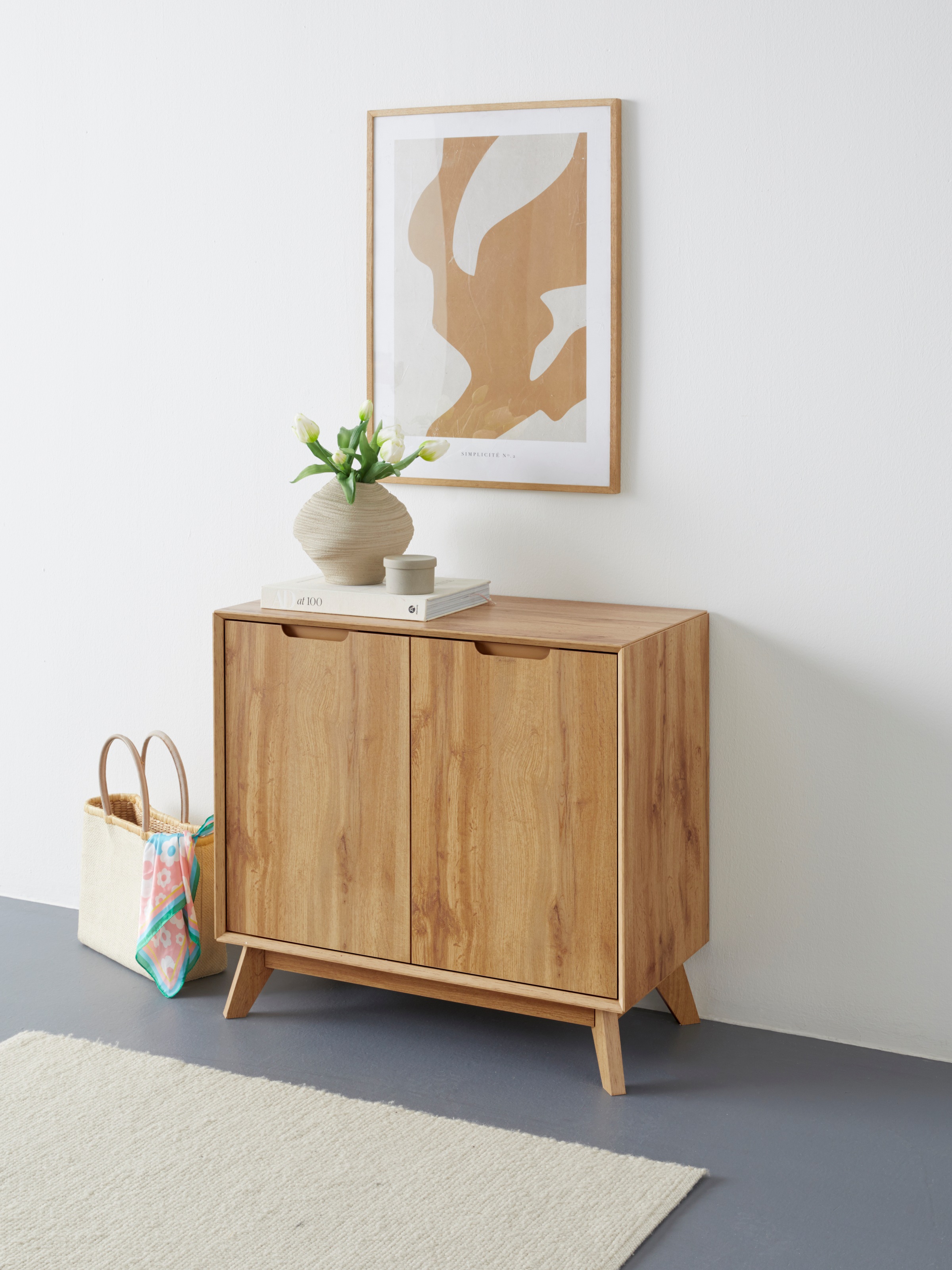 OTTO home Sideboard "Pandrup" Kommode mit 2 Türen und 2 verstellbare Einleg günstig online kaufen