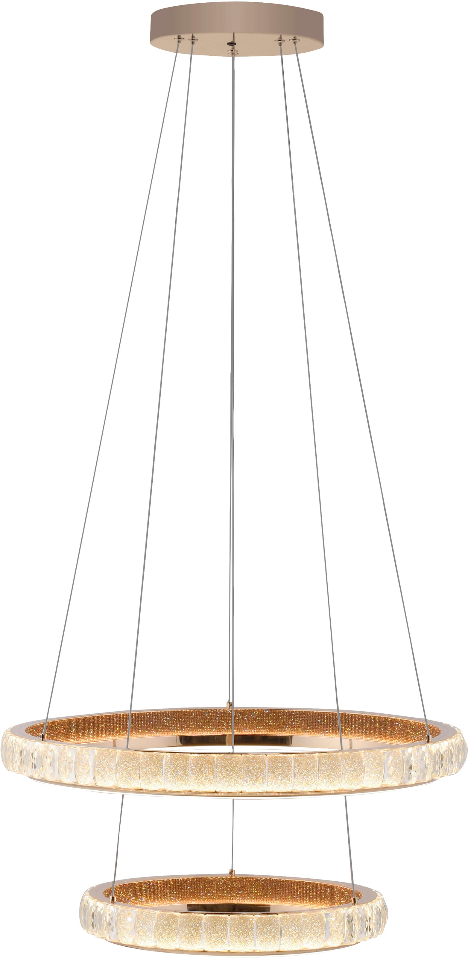 Paul Neuhaus LED Pendelleuchte »GLAMORA« LED-Board 1 Stk. warmweiß - kaltweiß CCT(2700-5000K), stufenlos dimmbar über Fernbedienung, Memoryfunktion