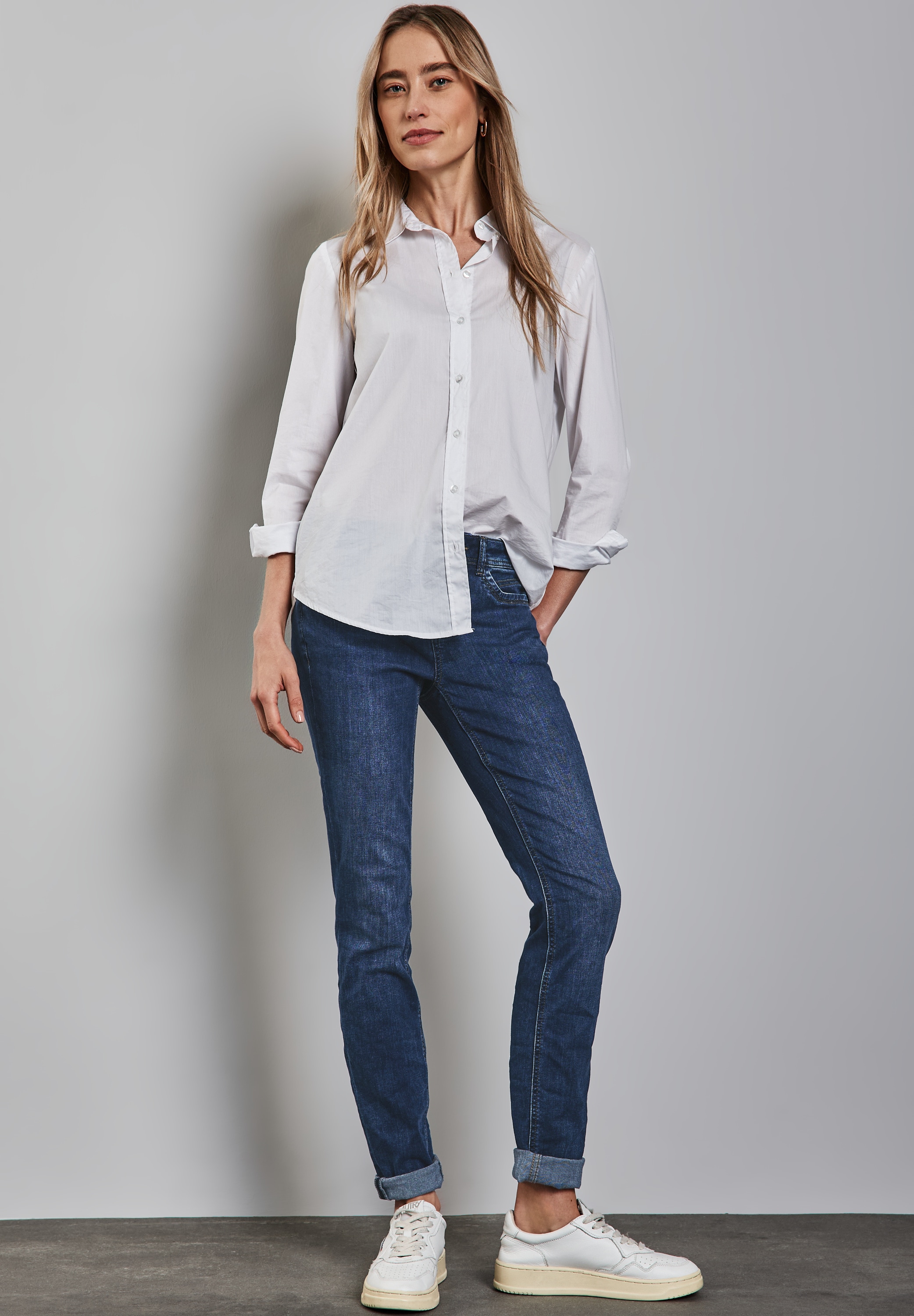 STREET ONE Comfort-fit-Jeans, Middle Waist