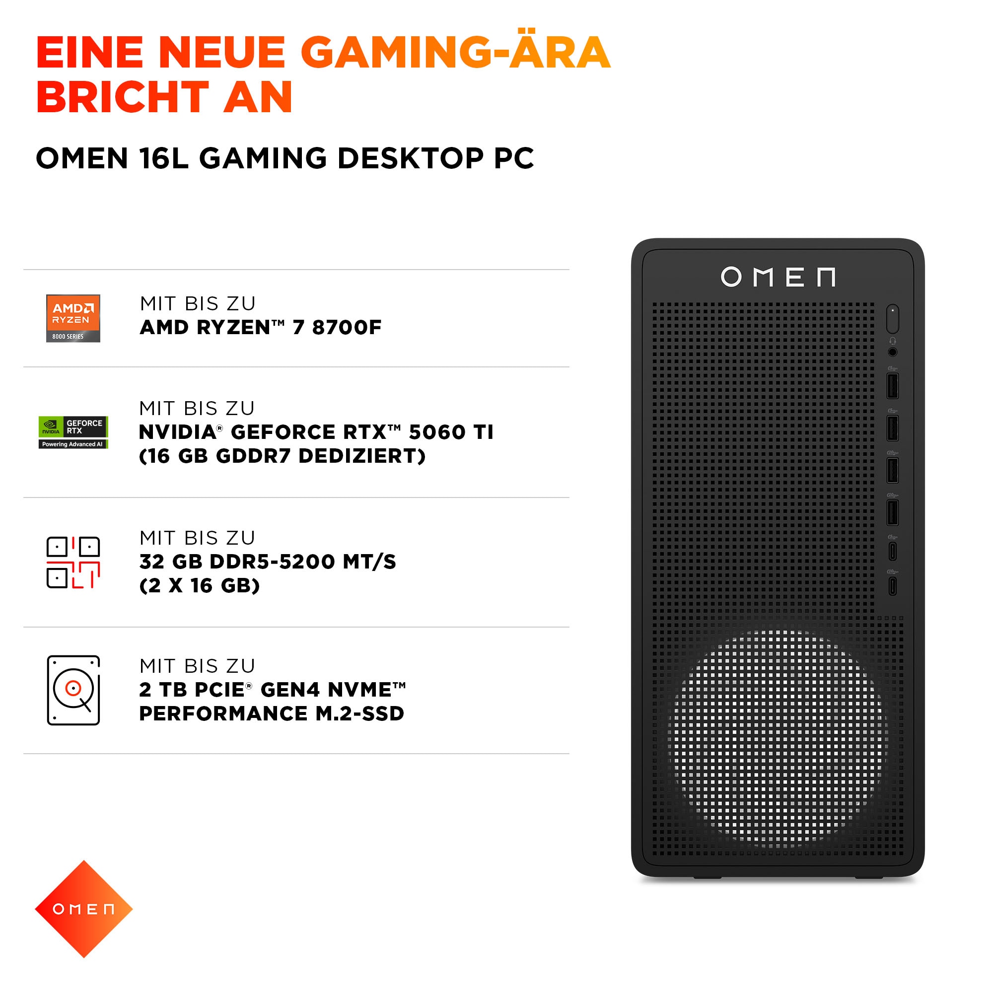 HP Gaming-PC »OMEN 16L TG03-0286ng«
