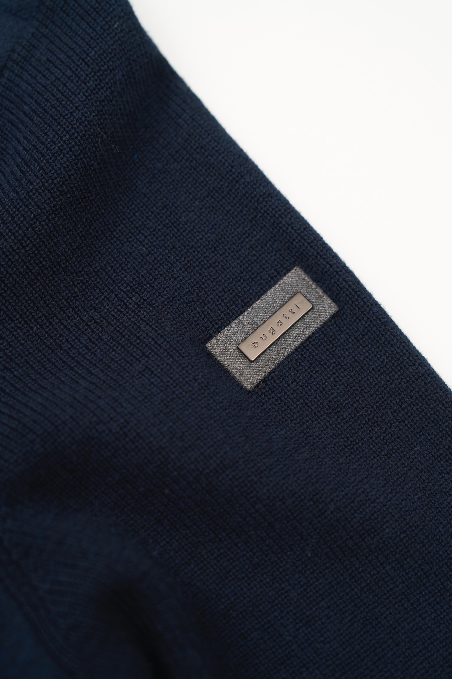 bugatti Strickjacke, mit Stehkragen