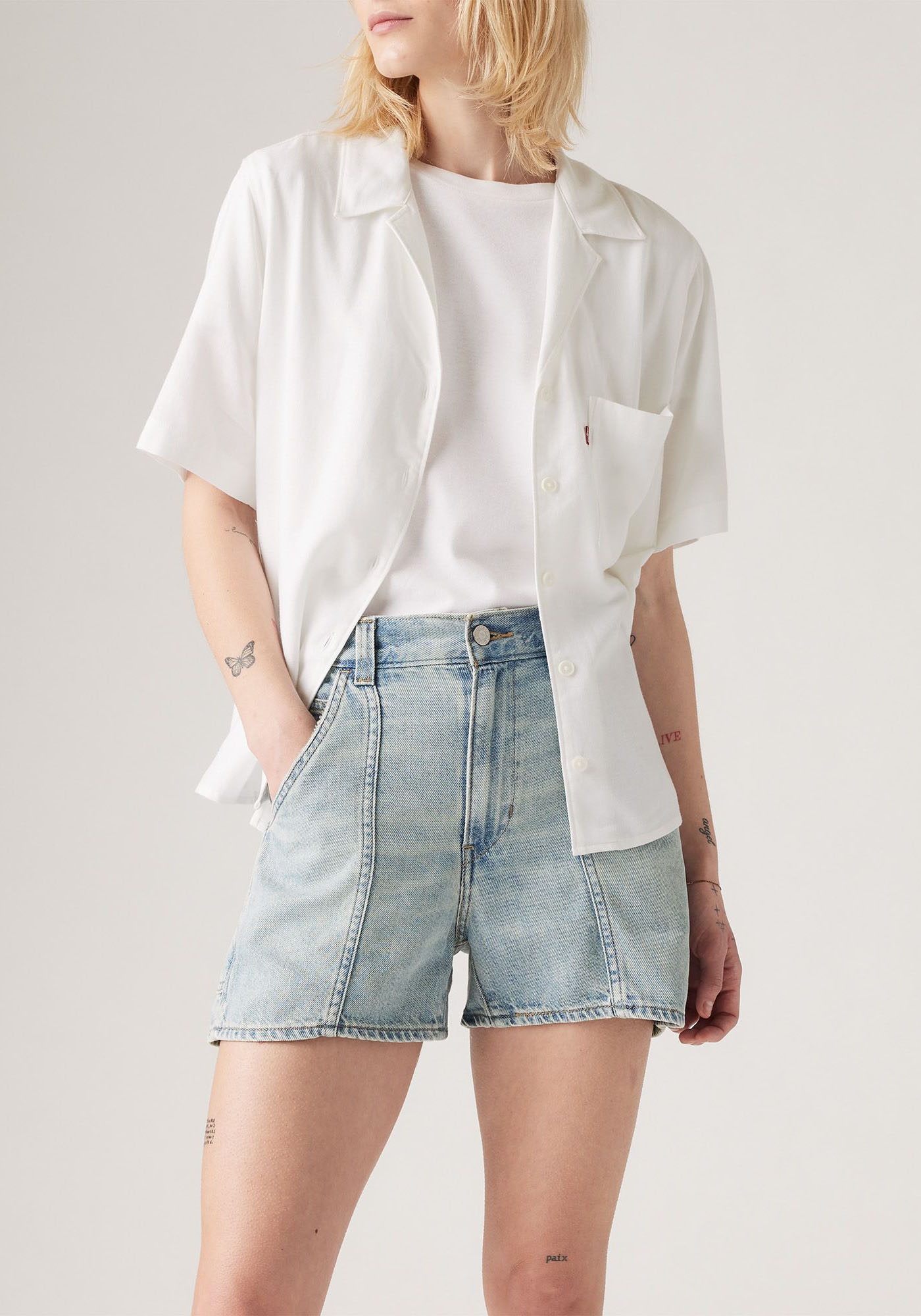 Levi's® Jeansshorts »FW CARPENTER SHORT«, mit Teilungsnähten