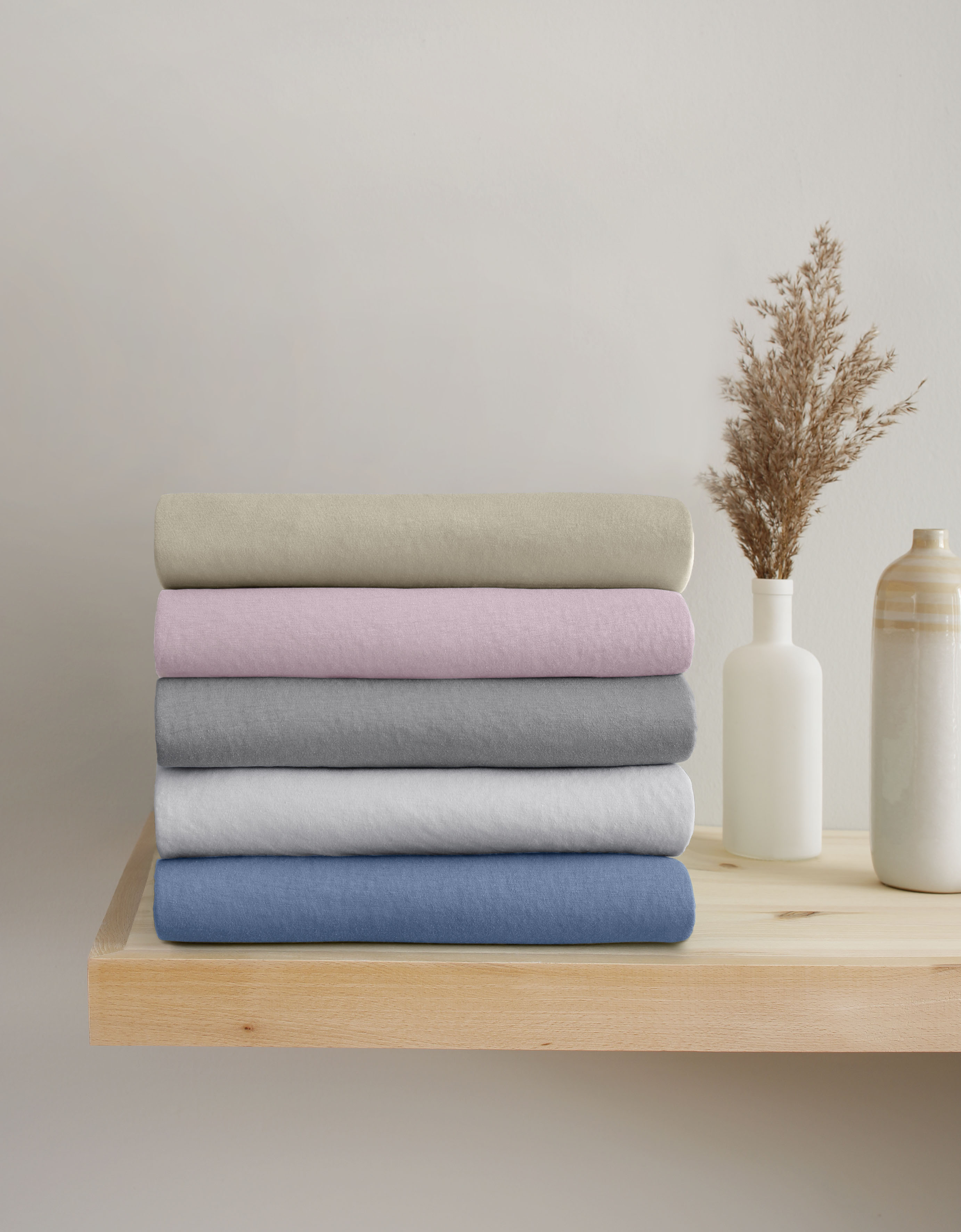 OTTO home Spannbettlaken "MATILDA Jersey 160 g/m², 97% Bio-Baumwolle 3% Elasthan, Bettlaken" Bettlaken Bio-Baumwolle, für Matratzen bis 30cm Höhe, perfekter Sitz