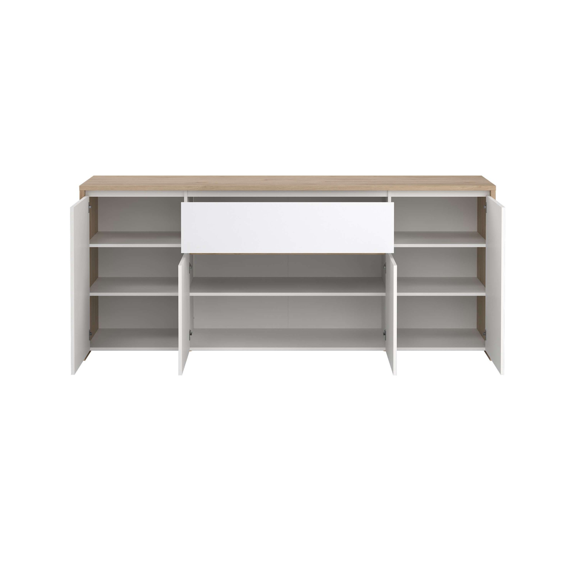 INOSIGN Sideboard »Next Anrichte, Kommode, Stauraum,«, 4 Türen, 1 Schublade, Breite 197 cm