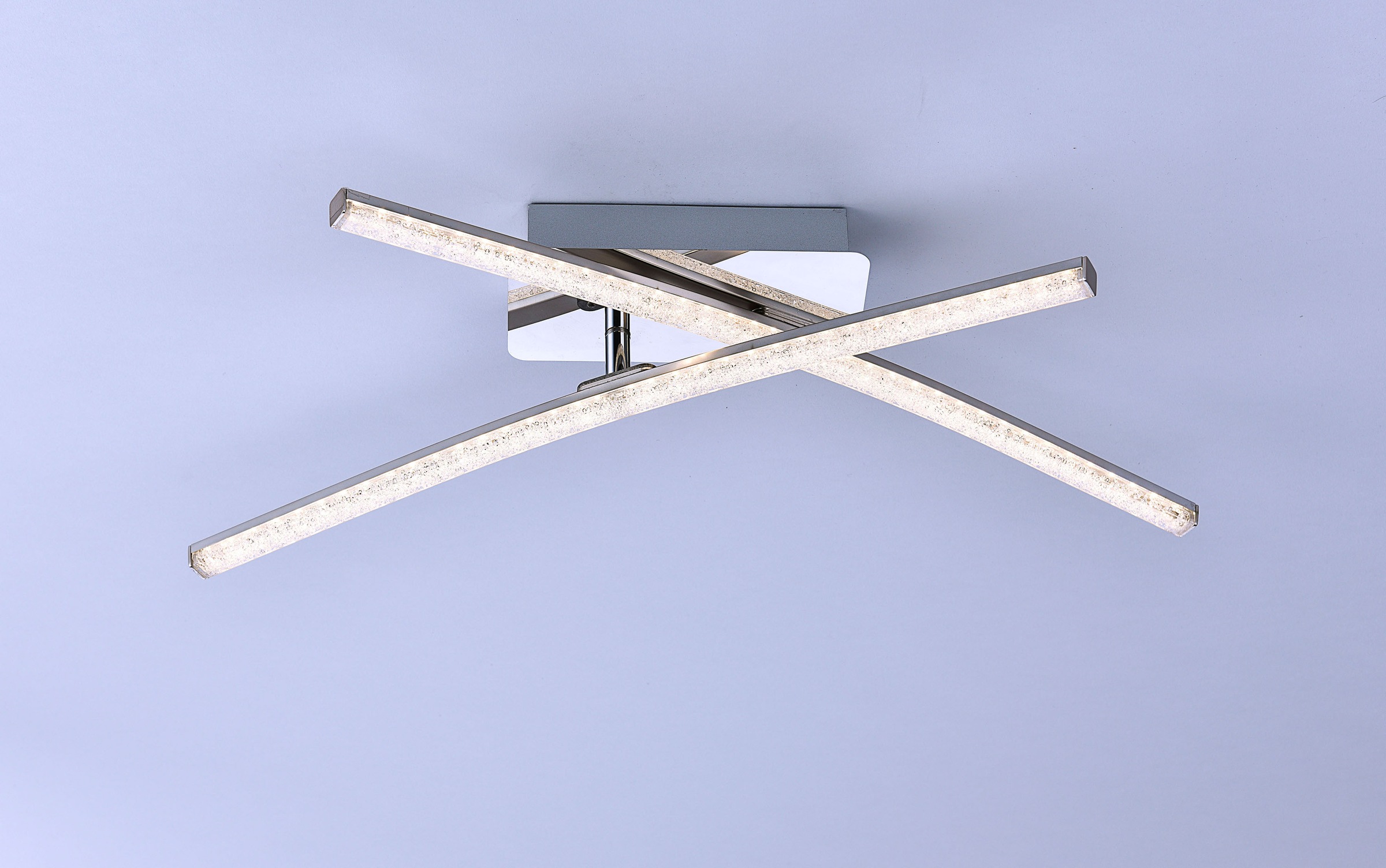 JUST LIGHT LED Deckenleuchte "SIMON", grau (chromfarben), 2, H: 10cm, 1 Stk., Leuchten, LED Deckenlampe, LED Deckenleuchte 3