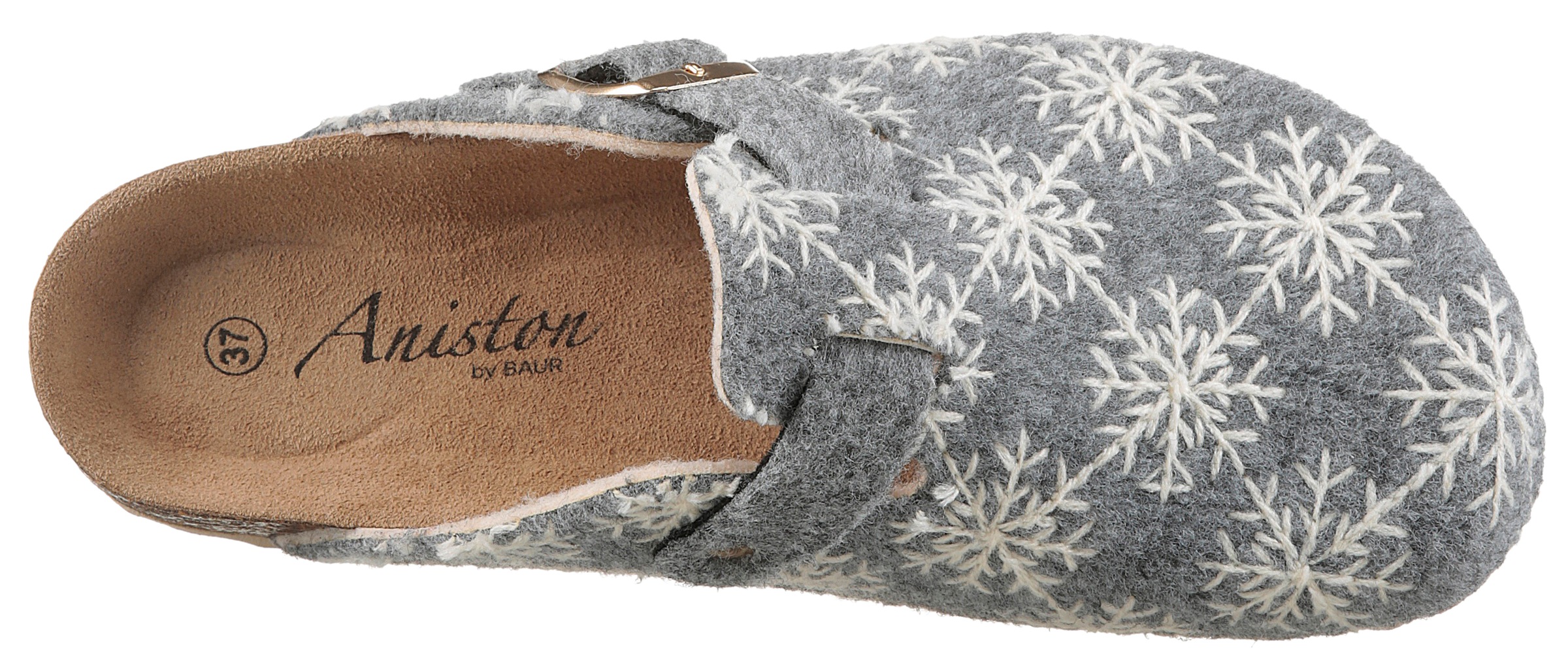Aniston SHOES Clog, Clog, Hausschuh, Homeslipper, verstellbare Schnalle - NEUE KOLLEKTION