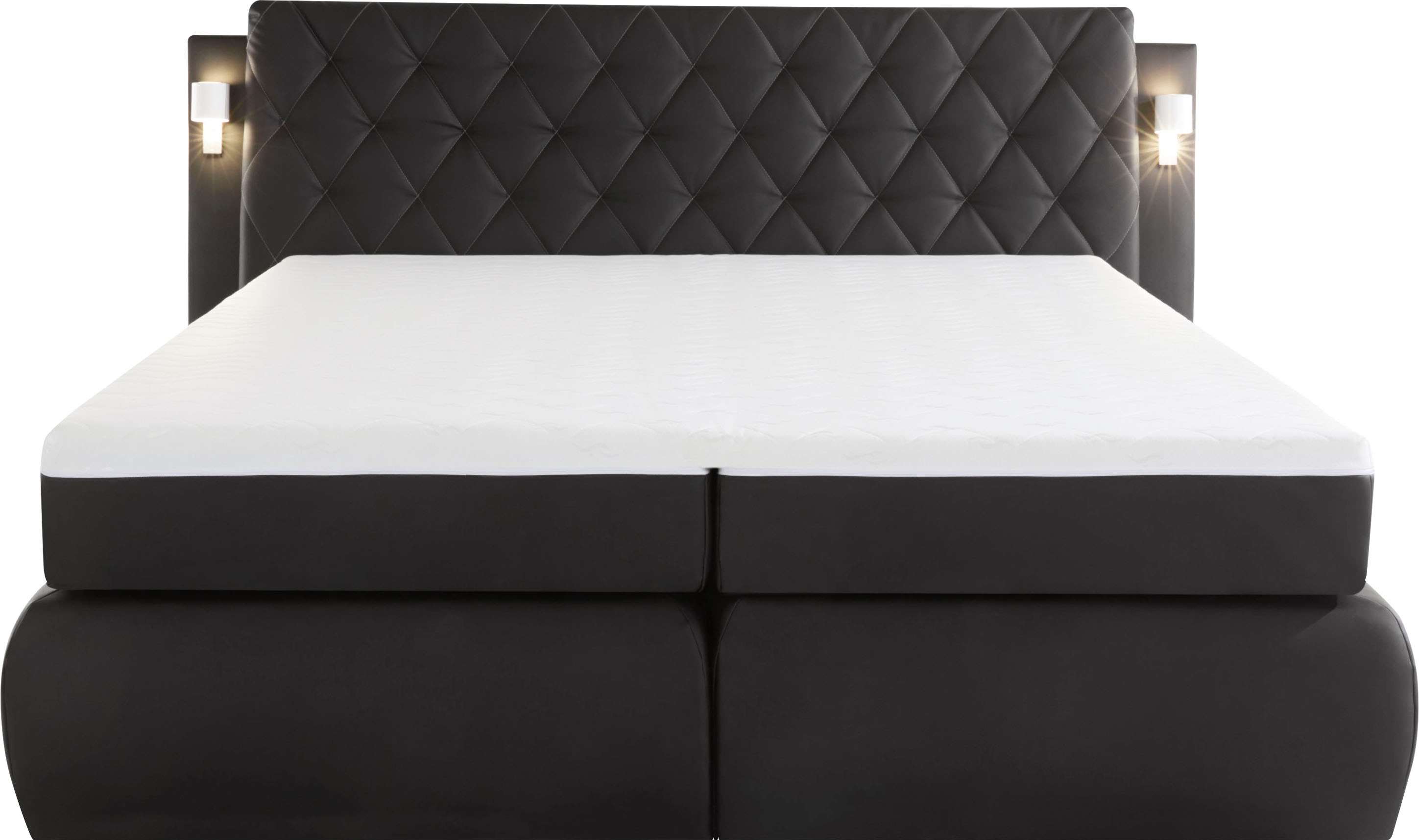 Thumbnail - COLLECTION AB Boxspringbett inklusive Bettkasten, LED-Beleuchtung und Topper