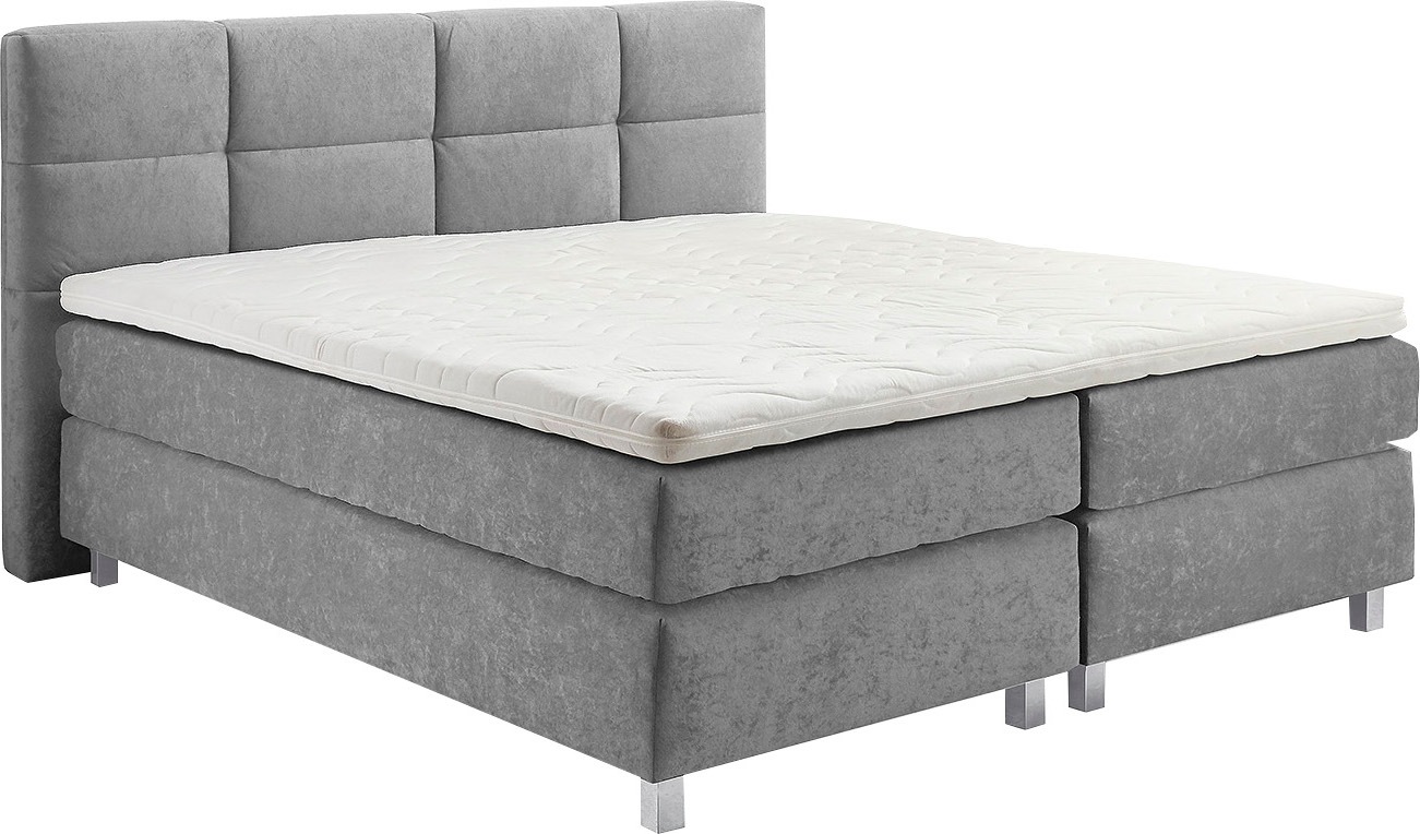 Westfalia Schlafkomfort Boxspringbett wahlweise mit Kaltschaum-Topper günstig online kaufen