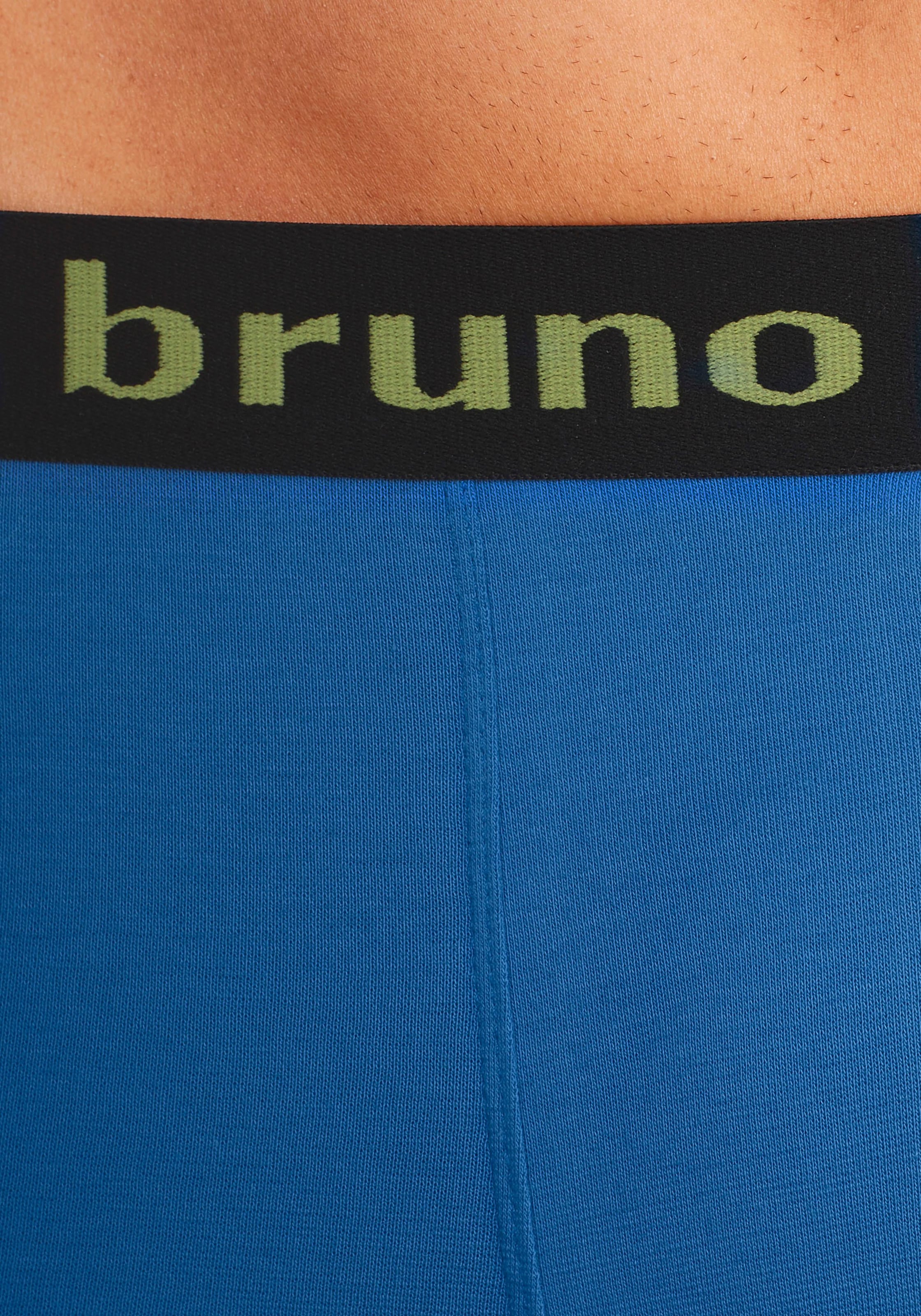 Bruno Banani Boxer »Unterhose für Herren«, (Packung, 4 St.), mit längerem Bein und auffälligen Logobund