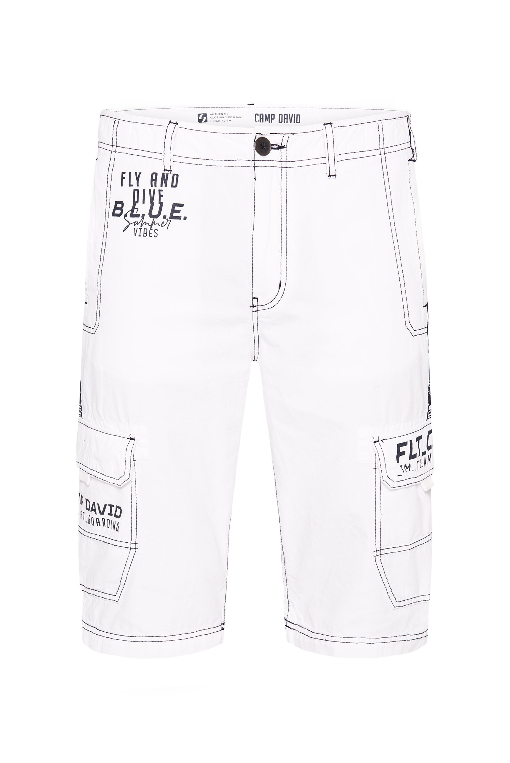 CAMP DAVID Shorts, aus Baumwolle