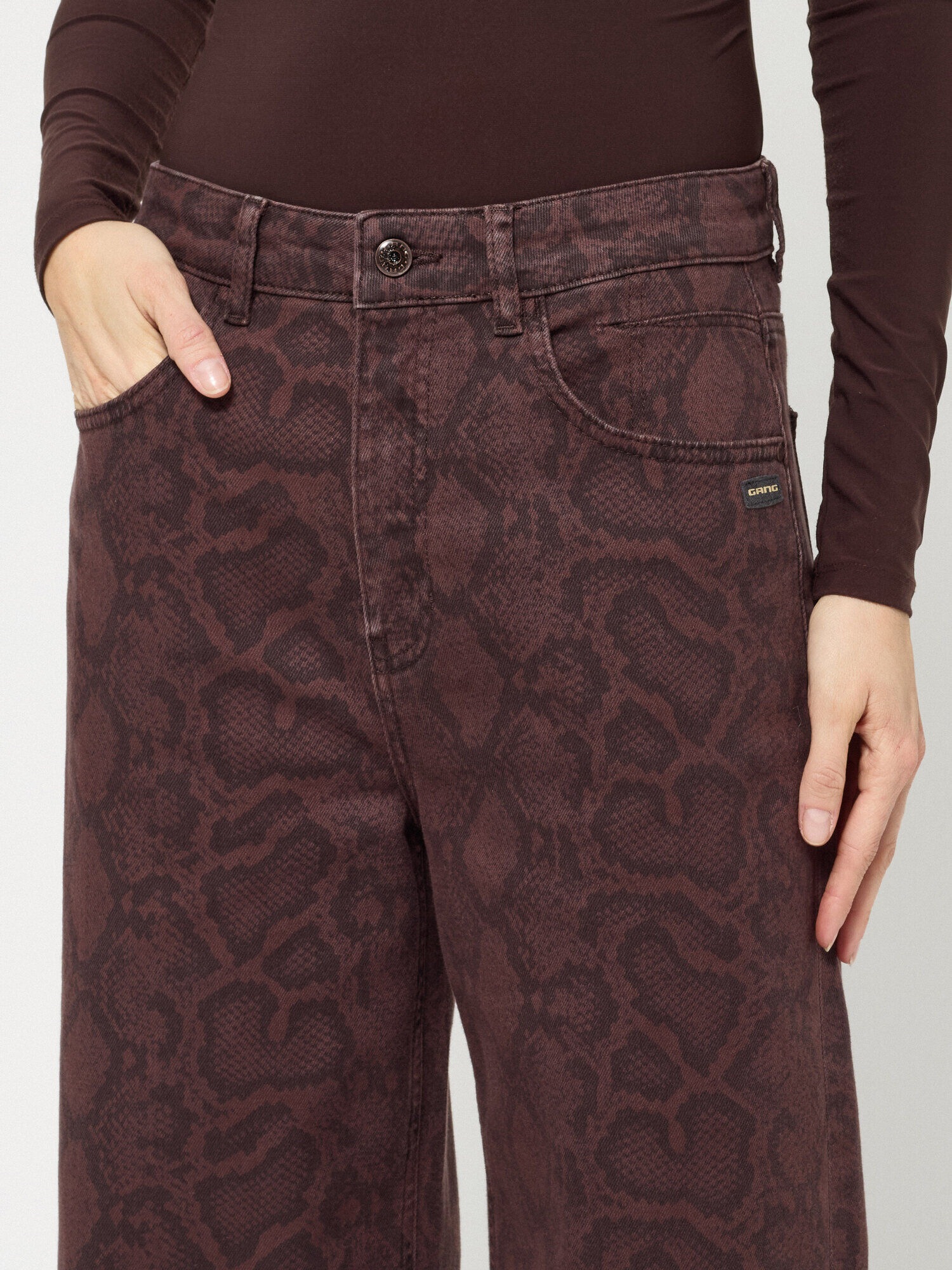 GANG Stoffhose »94SARINA«  im 5-Pocket-Style
