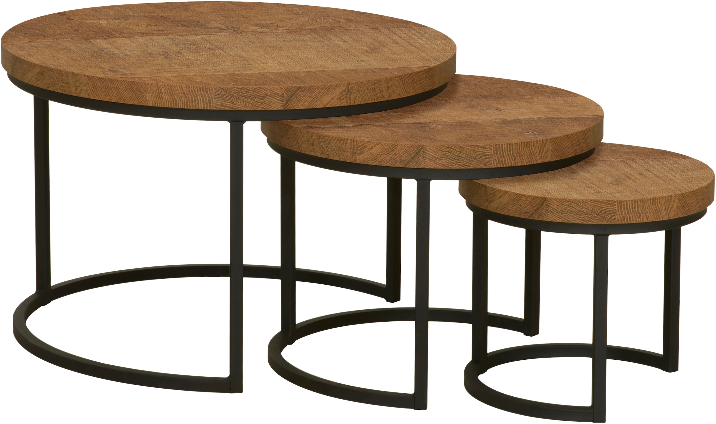 OMG Design Couchtisch "Hugo" 3 Stk. tlg. im 3er Set, variabel stellbar günstig online kaufen