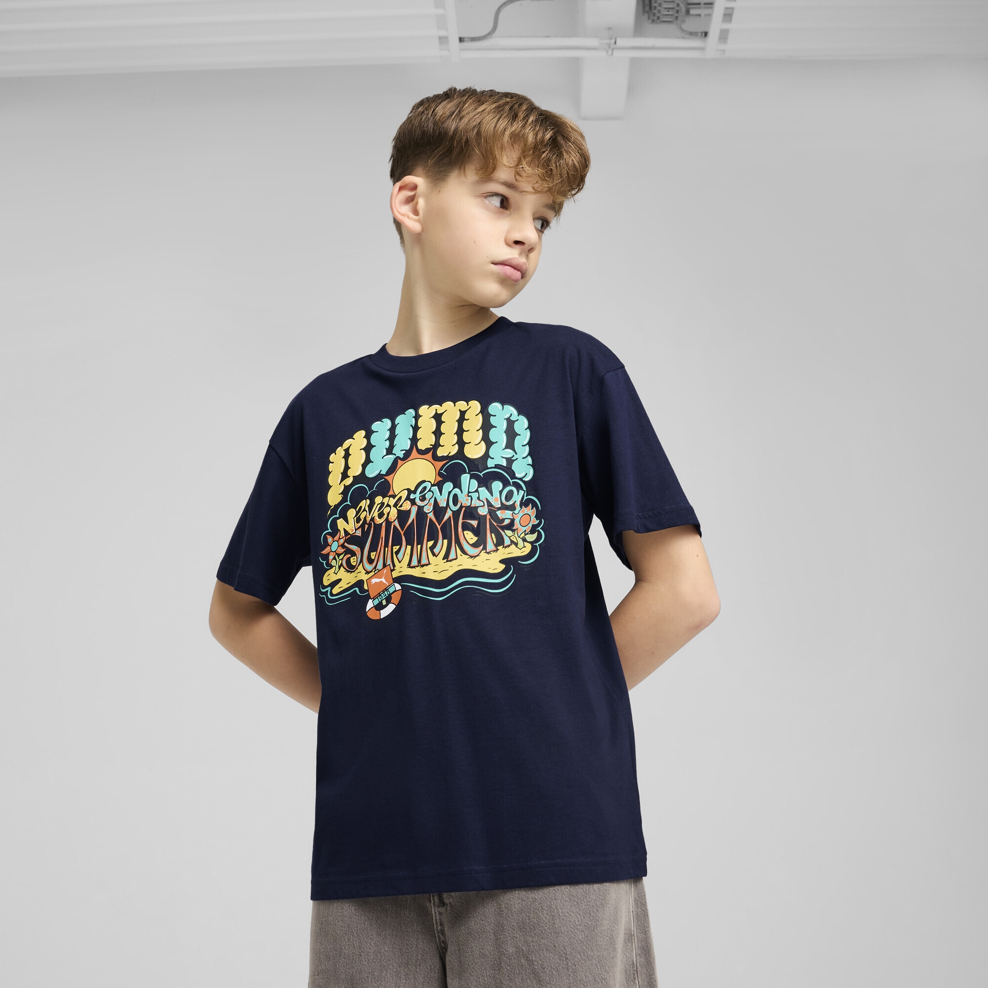 PUMA T-Shirt »Graphics T-Shirt III Jungen«