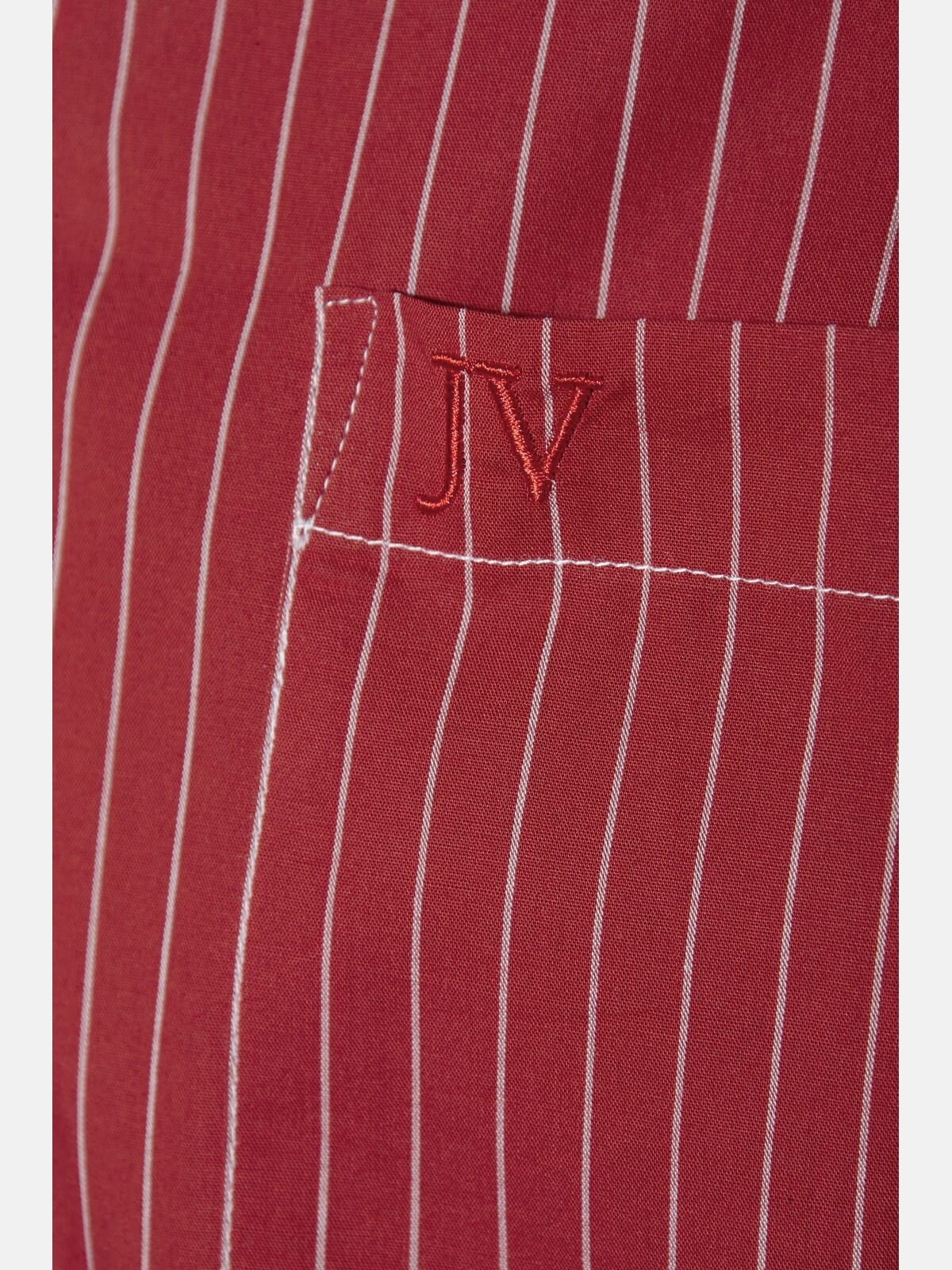 Jan Vanderstorm Perttu Men's Striped Shirt Red 4XL 3