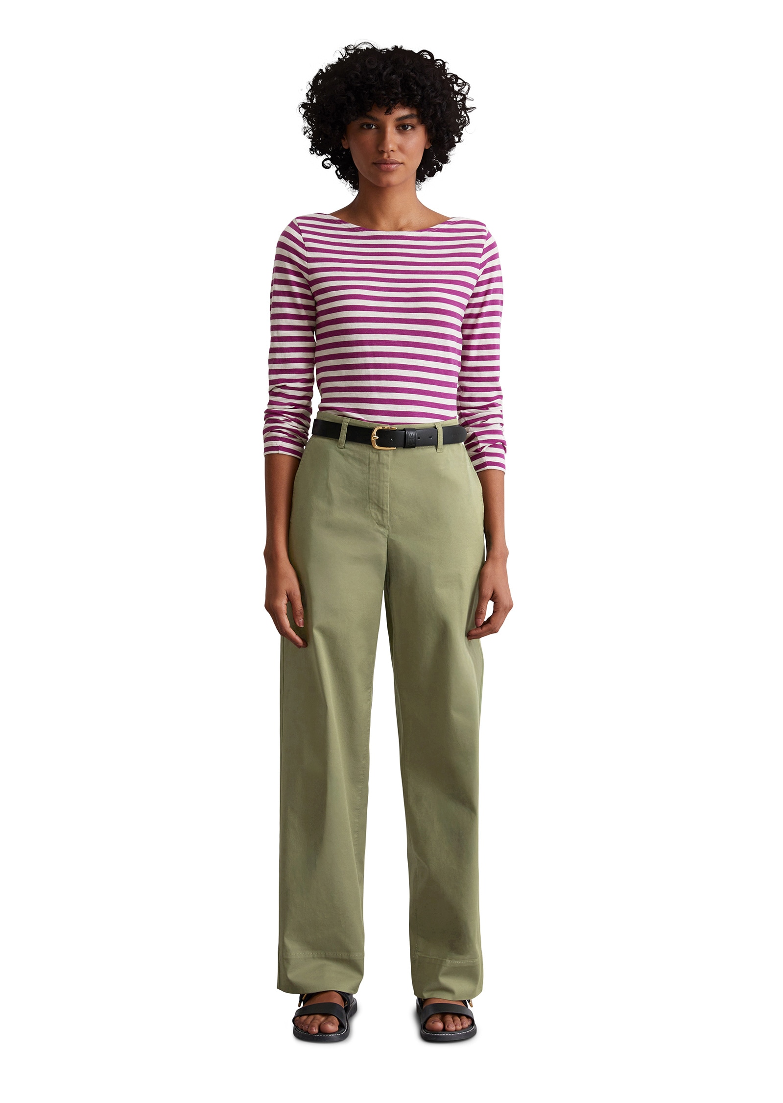 Marc O'Polo Langarmshirt »aus Slubjersey«