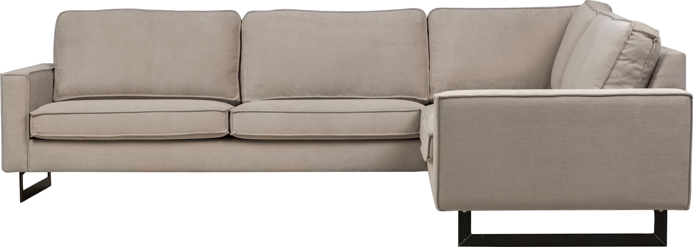 Places of Style Ecksofa "Pinto, XXL, 250/290 cm, langer Schenkel, Ottomane" günstig online kaufen