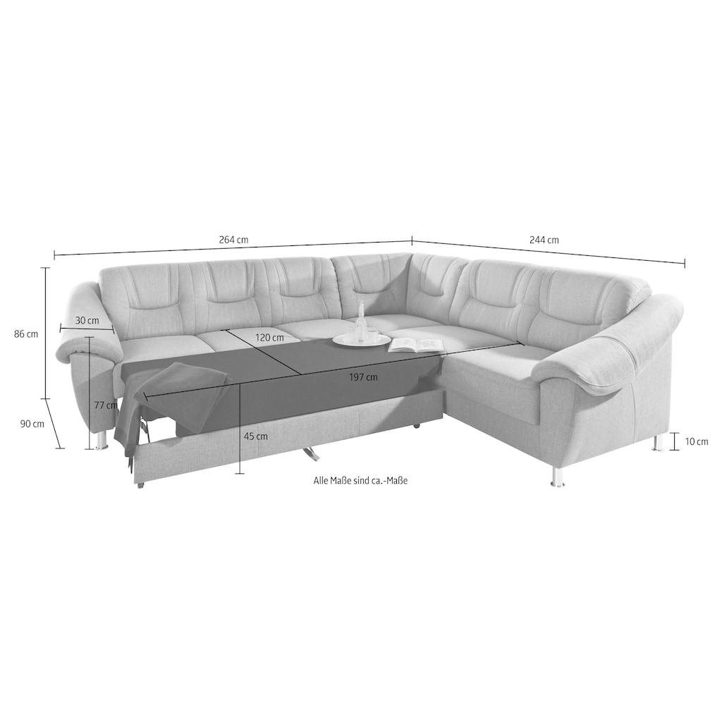 sit&more Ecksofa »Salsa«