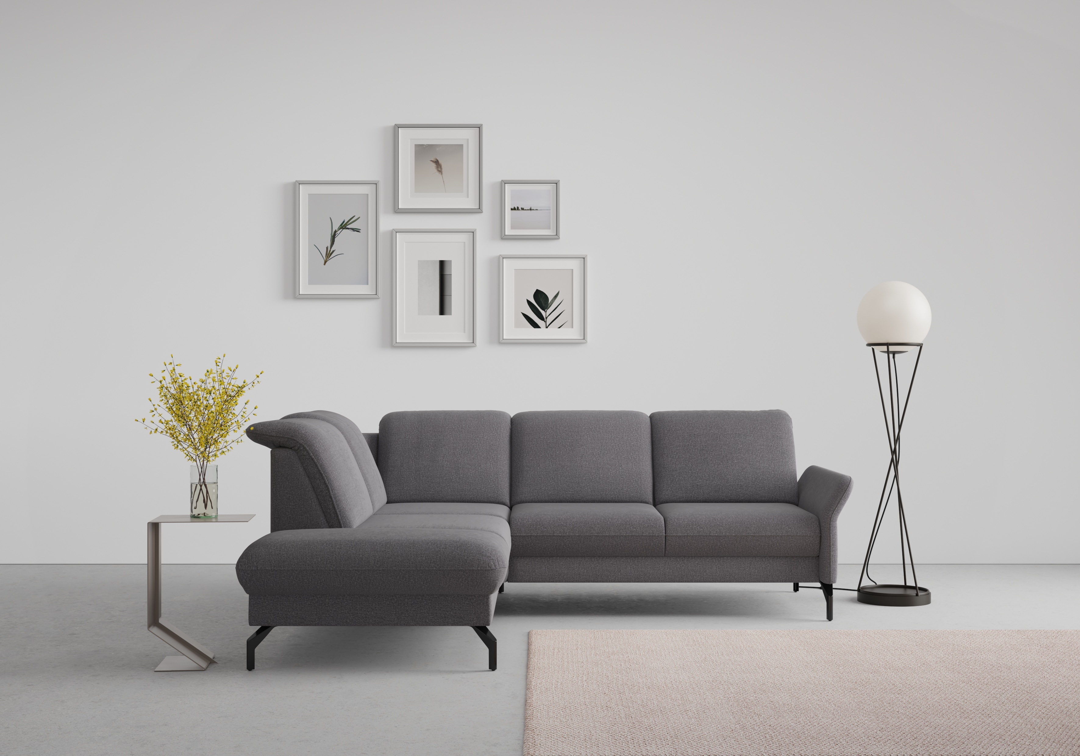 Thumbnail - sit&more Ecksofa "Fashion L-Form", wahlweise mit Kopfteilverstellung und Vorziehsitz, motorisch