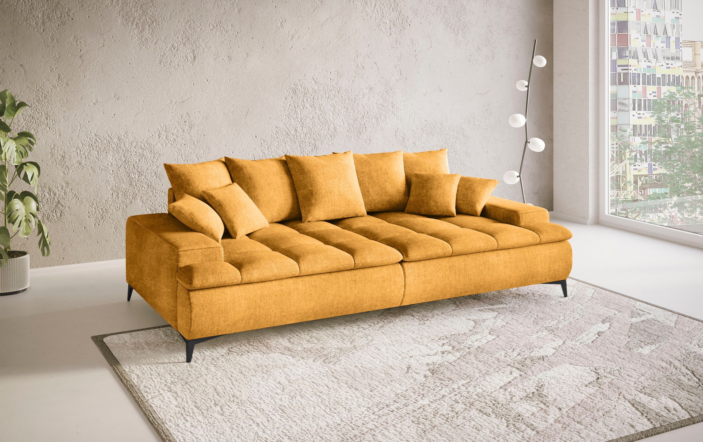 Mr. Couch Big-Sofa »Haiti III«, Mit Kaltschaum, bis 140 kg belastbar