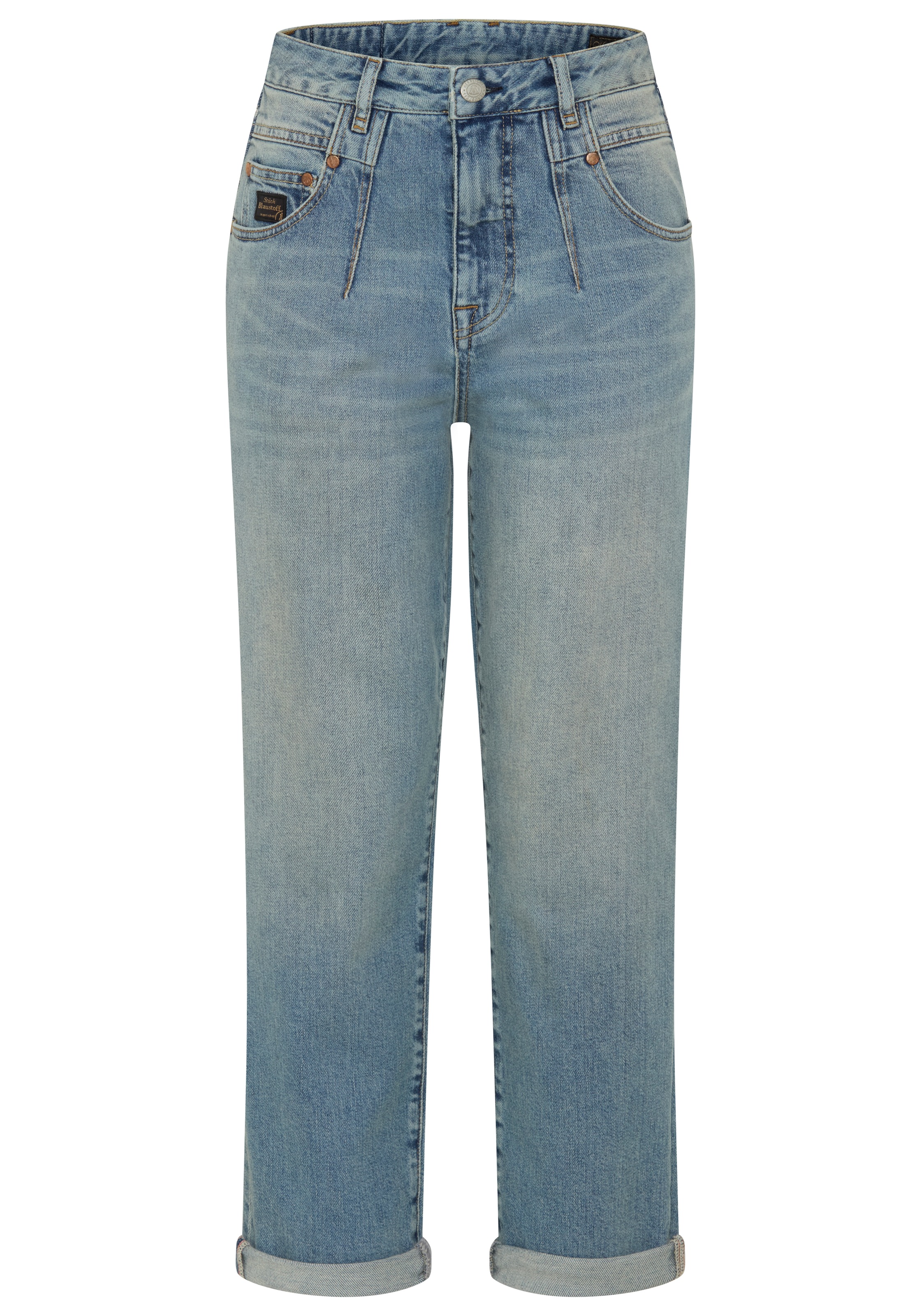 Herrlicher Loose-fit-Jeans »Brooke Denim« in 7/8-Länge mit Umschlagsaum