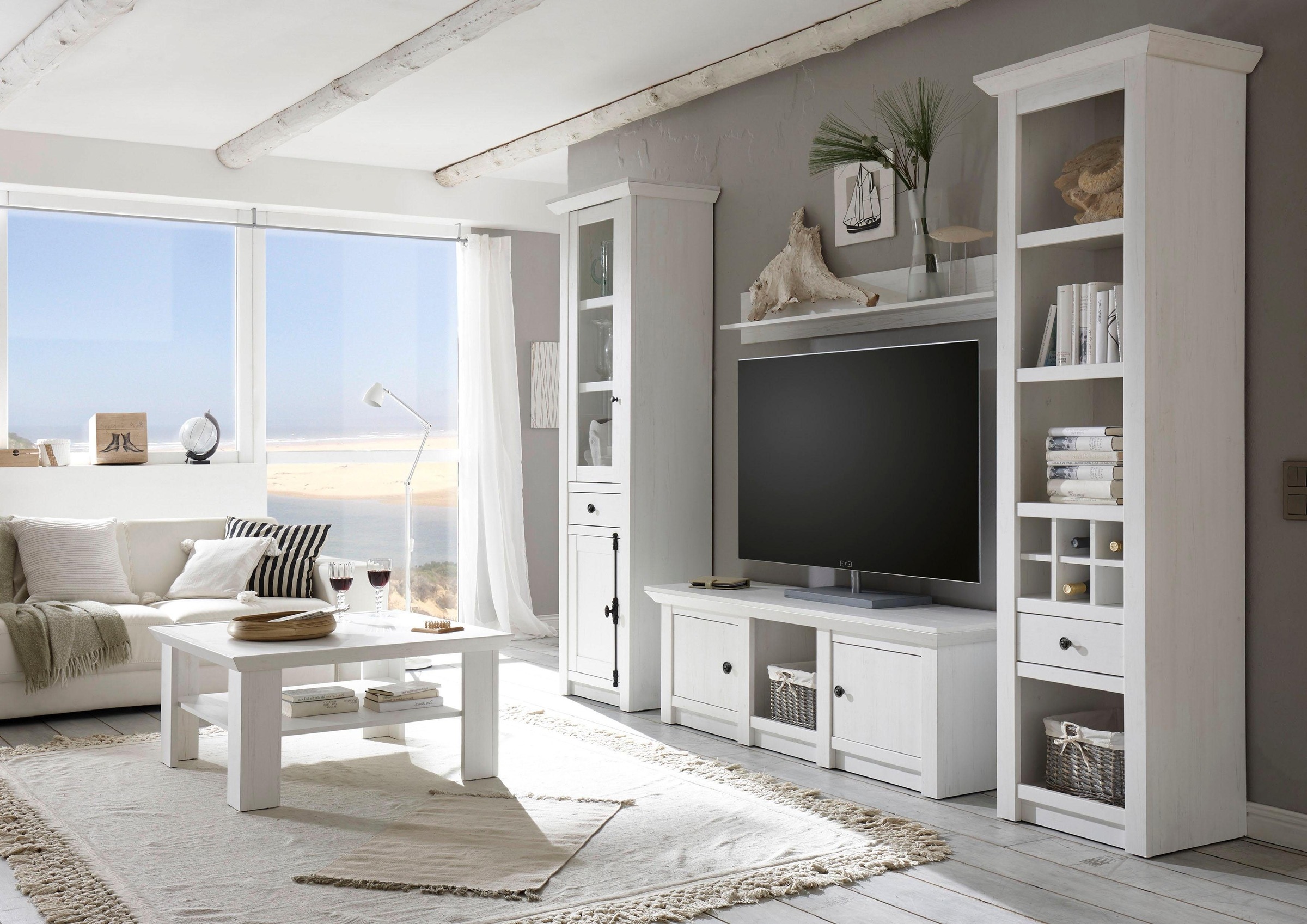 Home affaire Wohnwand "California, Anbauwand im Landhausstil, Komplettset m günstig online kaufen