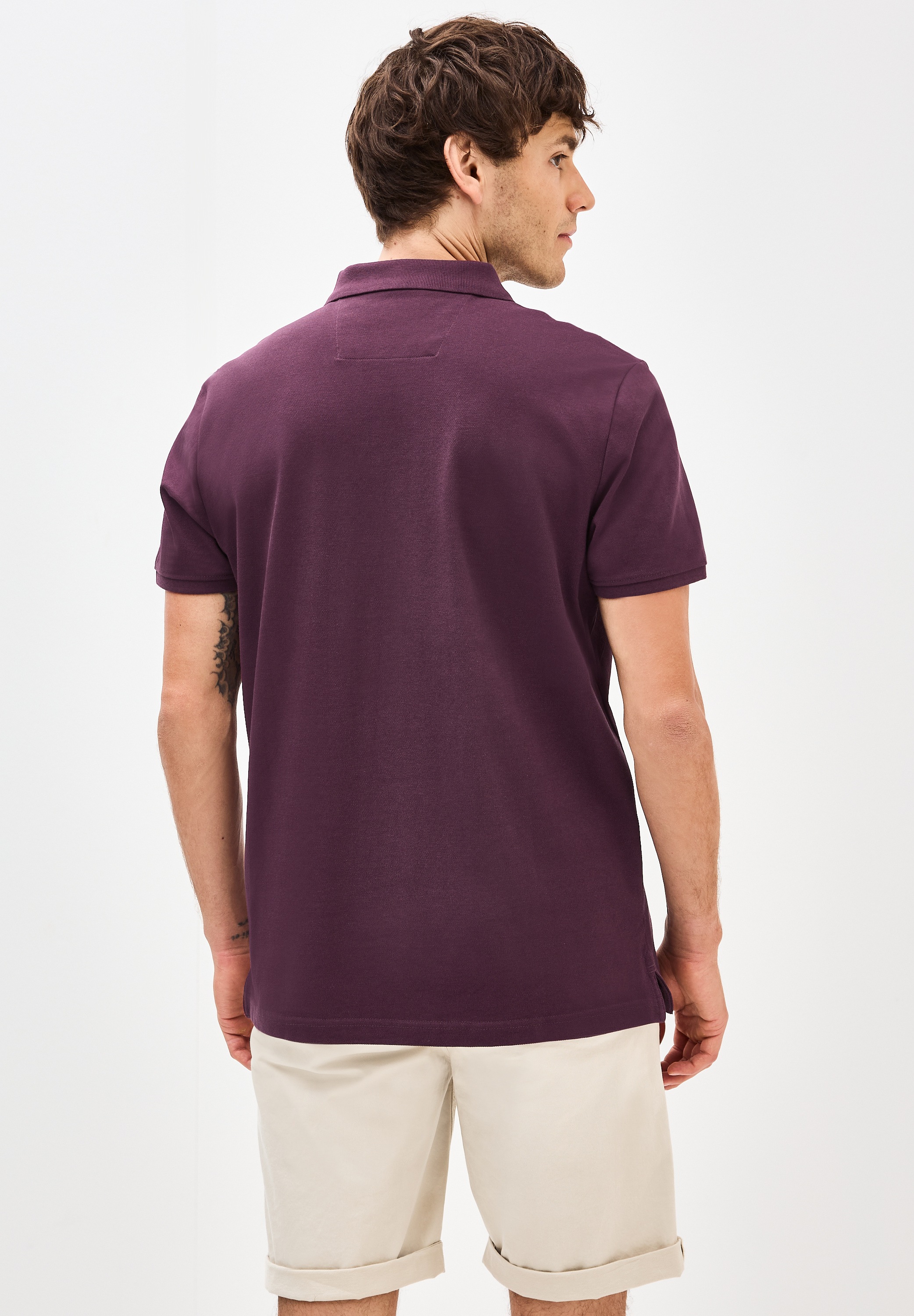 STREET ONE MEN Poloshirt, aus reiner Baumwolle
