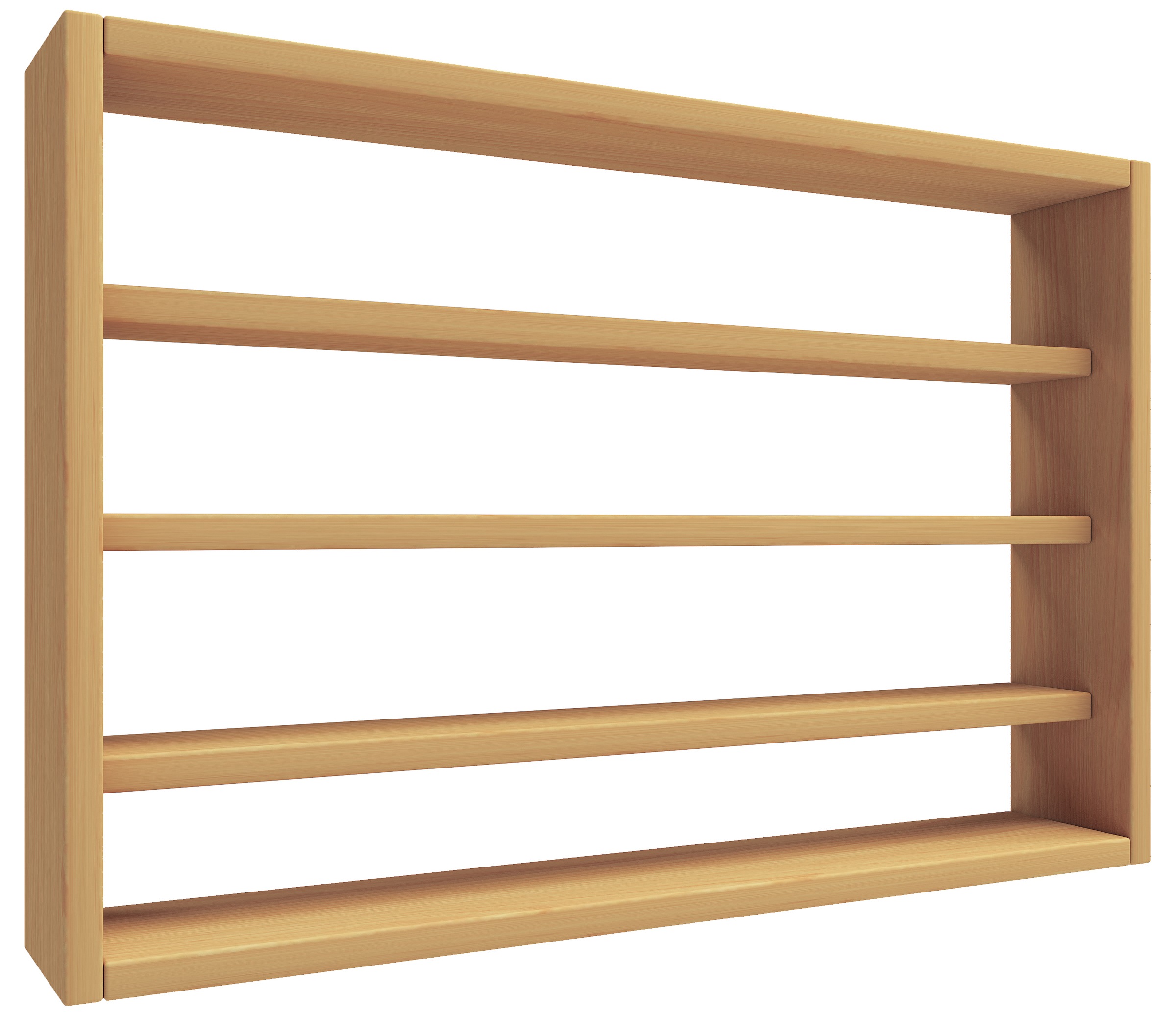 VCM Wandregal "Holz Wandregal Wandvitrine Regal Deko Osado M" 1 Stk. tlg.