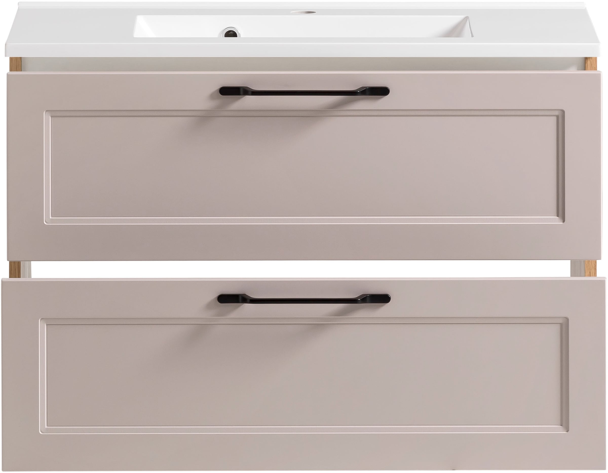 welltime Badmöbel-Set »Lana«, (Komplett-Set, 2 St.), Badezimmer-Set, 2-teilig, inkl. Waschbecken, 80 cm breit