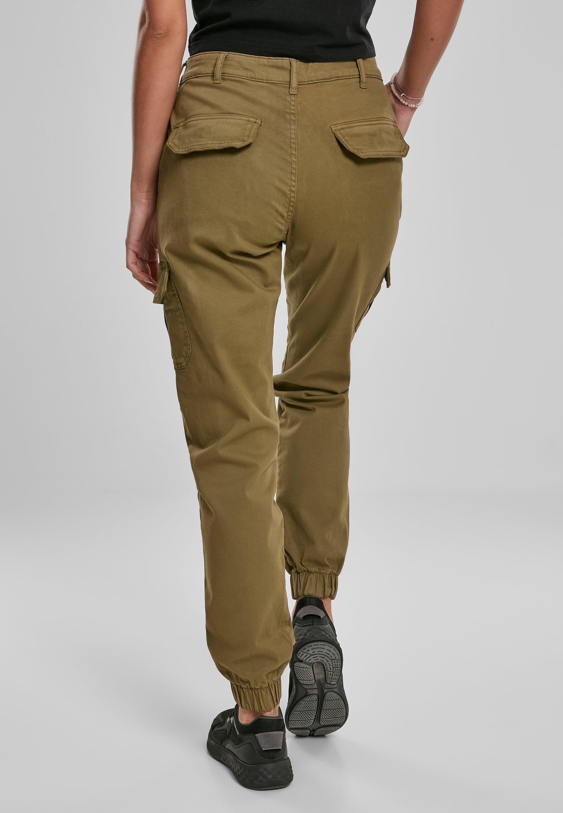 URBAN CLASSICS Cargohose »Urban Classics Damen Ladies High Waist Cargo Pants«, (1 tlg.)