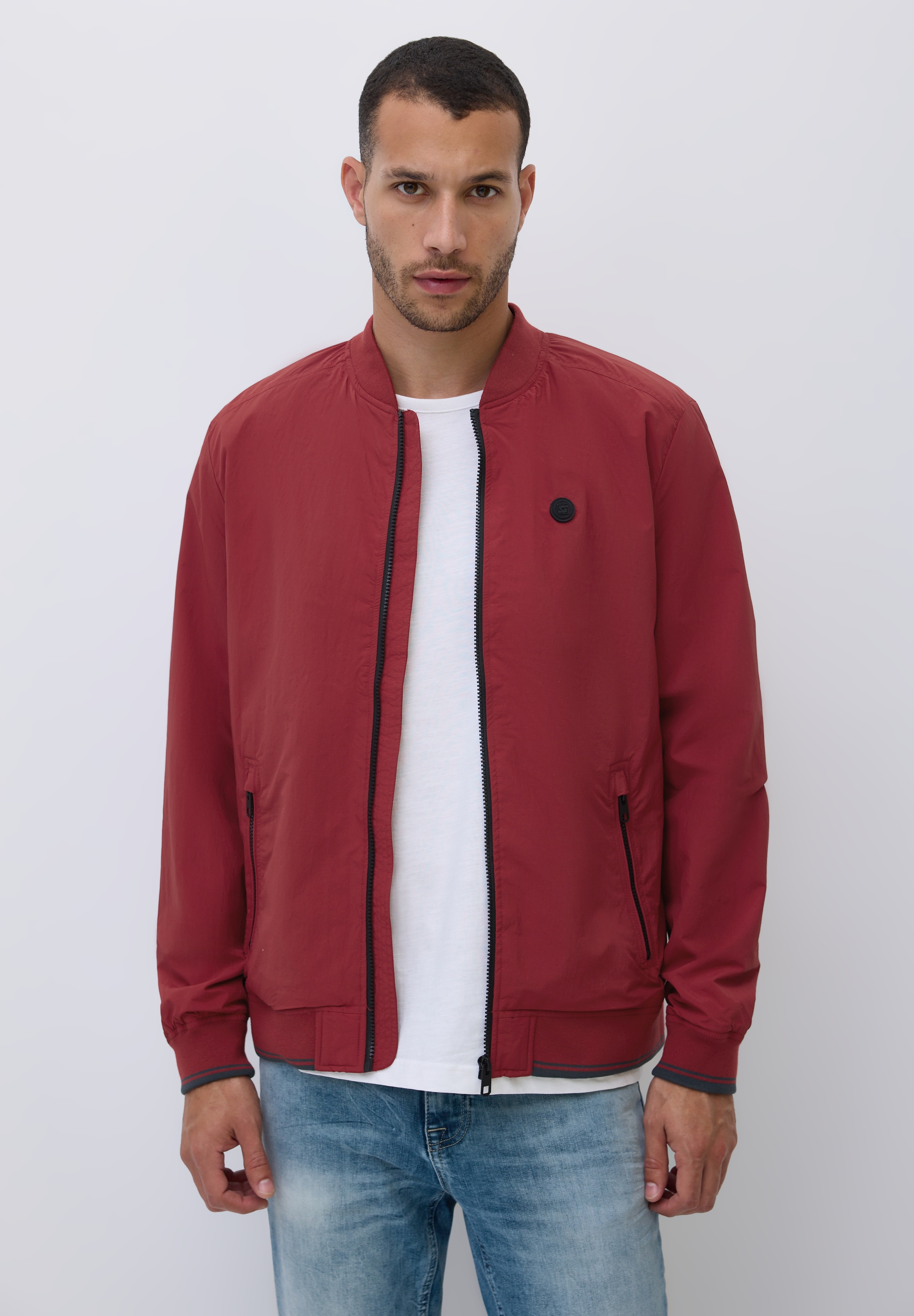 STREET ONE MEN Blouson ohne Kapuze mit Stehkragen günstig online kaufen