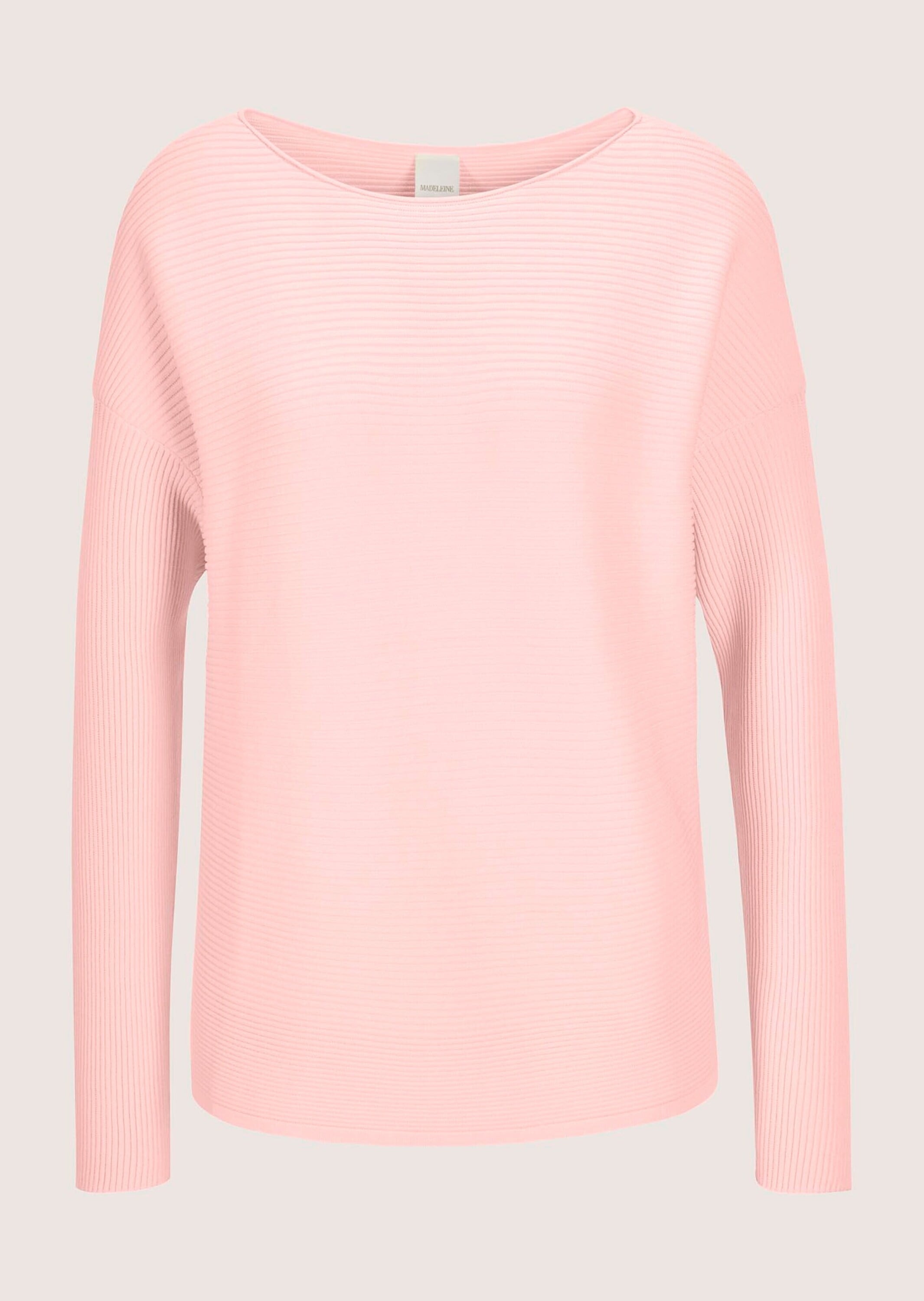 MADELEINE Longpullover »Strickpullover Lässiger Oversized-Pullover mit U-Boot-Ausschnitt«