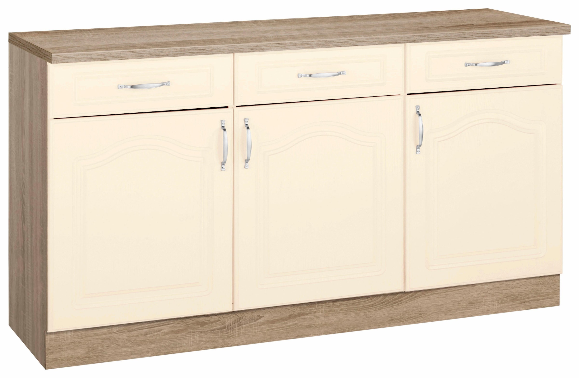 wiho Küchen Unterschrank "Linz", 150 cm breit, in Landhaus-Optik günstig online kaufen